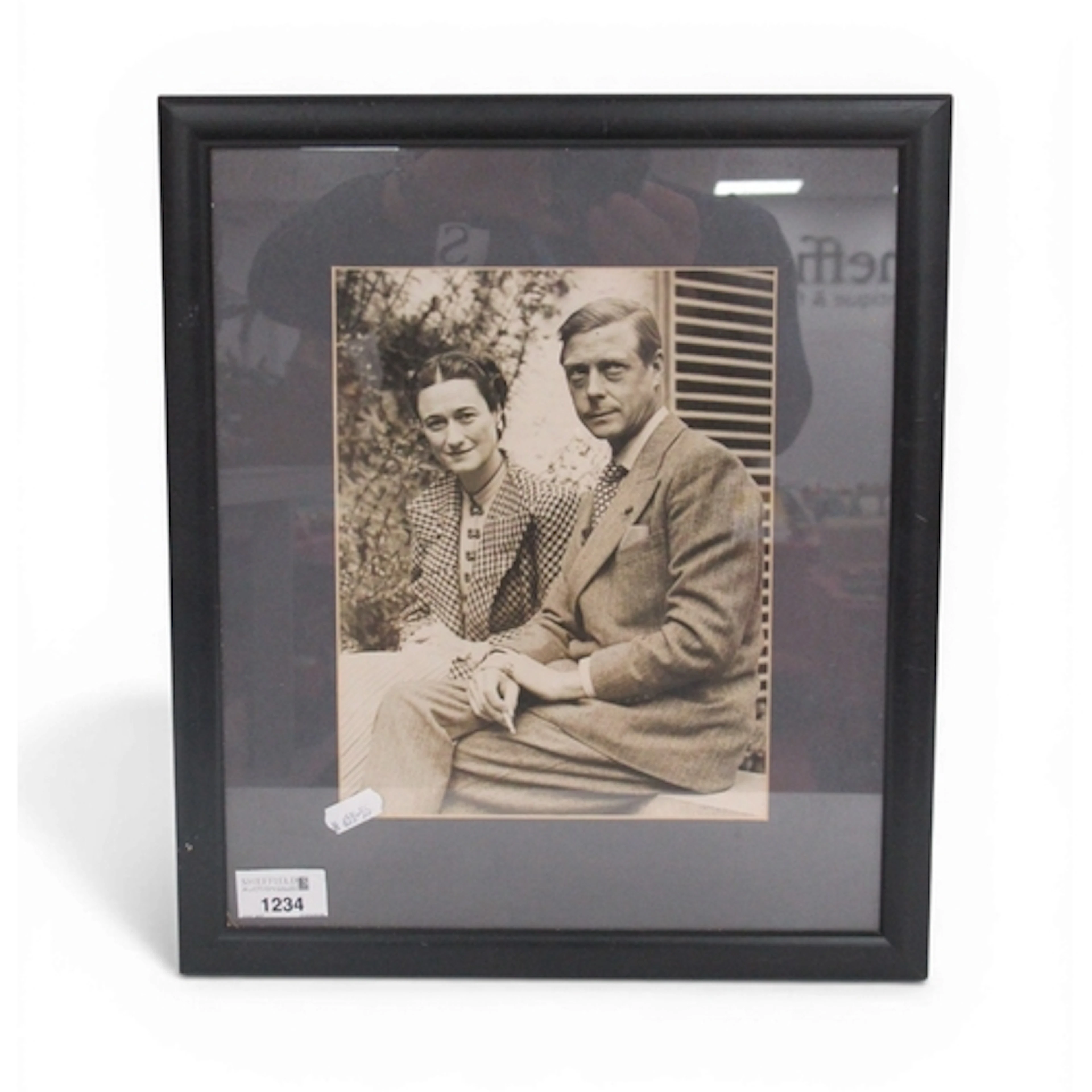 A Photograph of Edward Duke of Windsor and Wallis Simpson Se...