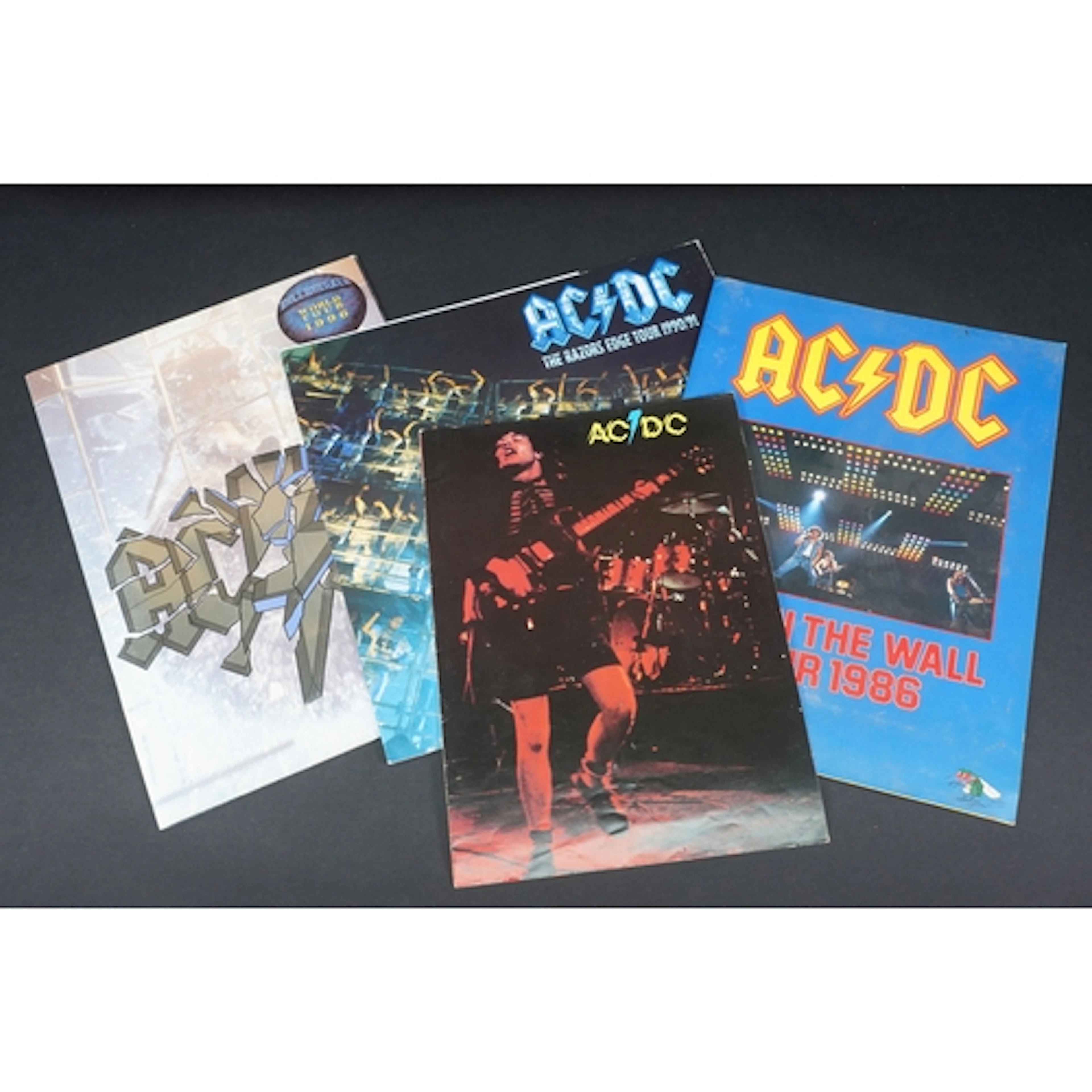 Memorabilia - 4 ACDC tour programmes to include 1978, 1986, ...