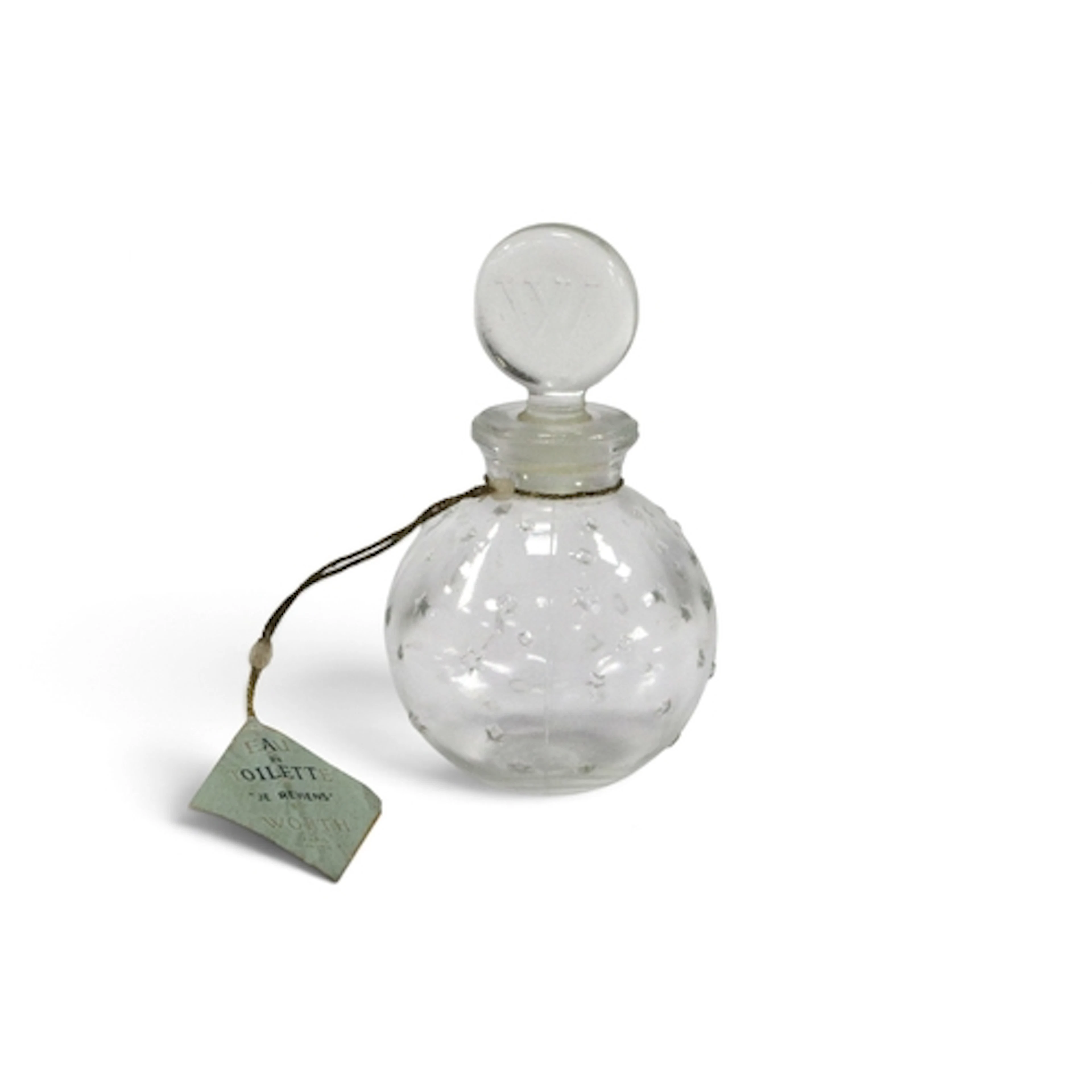 A Lalique Scent Bottle and Stopper, of globular form, moulde...