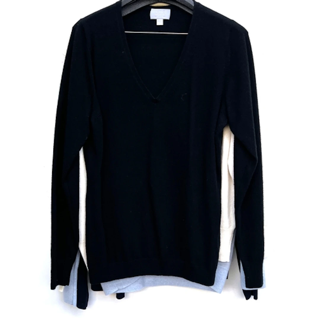 Four cashmere V-necks and cardigans, to include Pure and Aut...