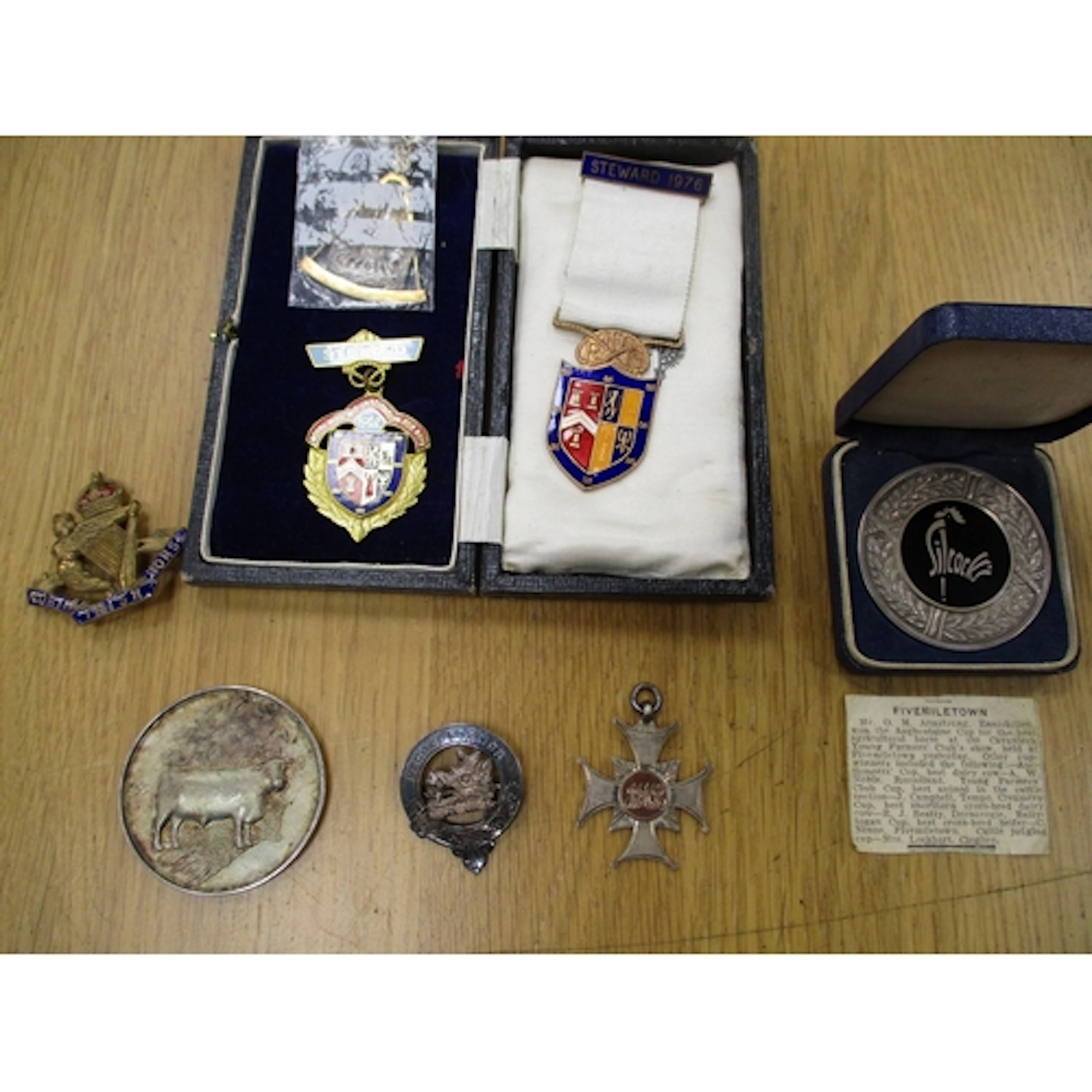 Collection generally fine including silver farmers medals aw...
