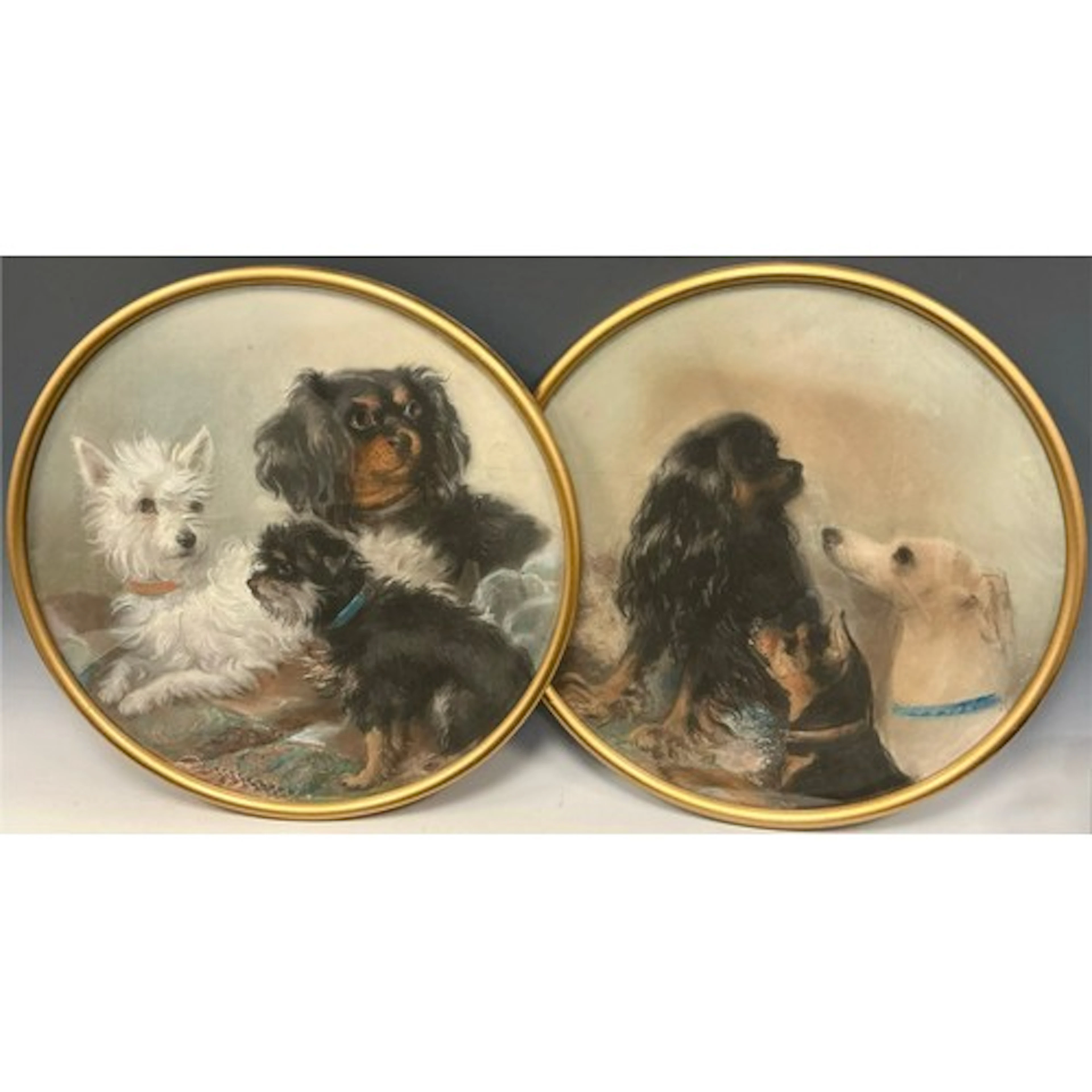 Myra Pointer (British, early 20th century) A pair, Three Fr...