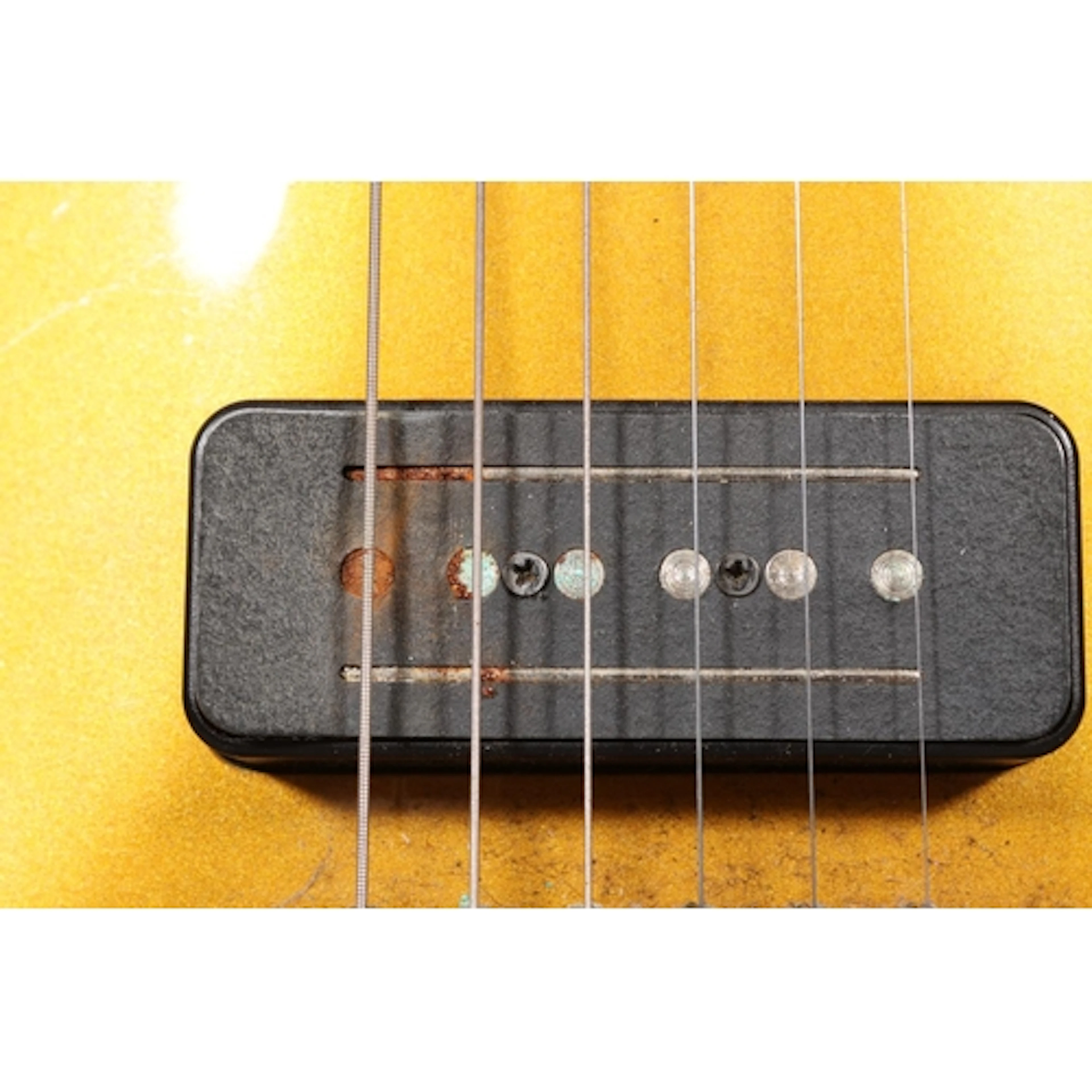 Vox six string electric guitar in gold finish, made in Indon...