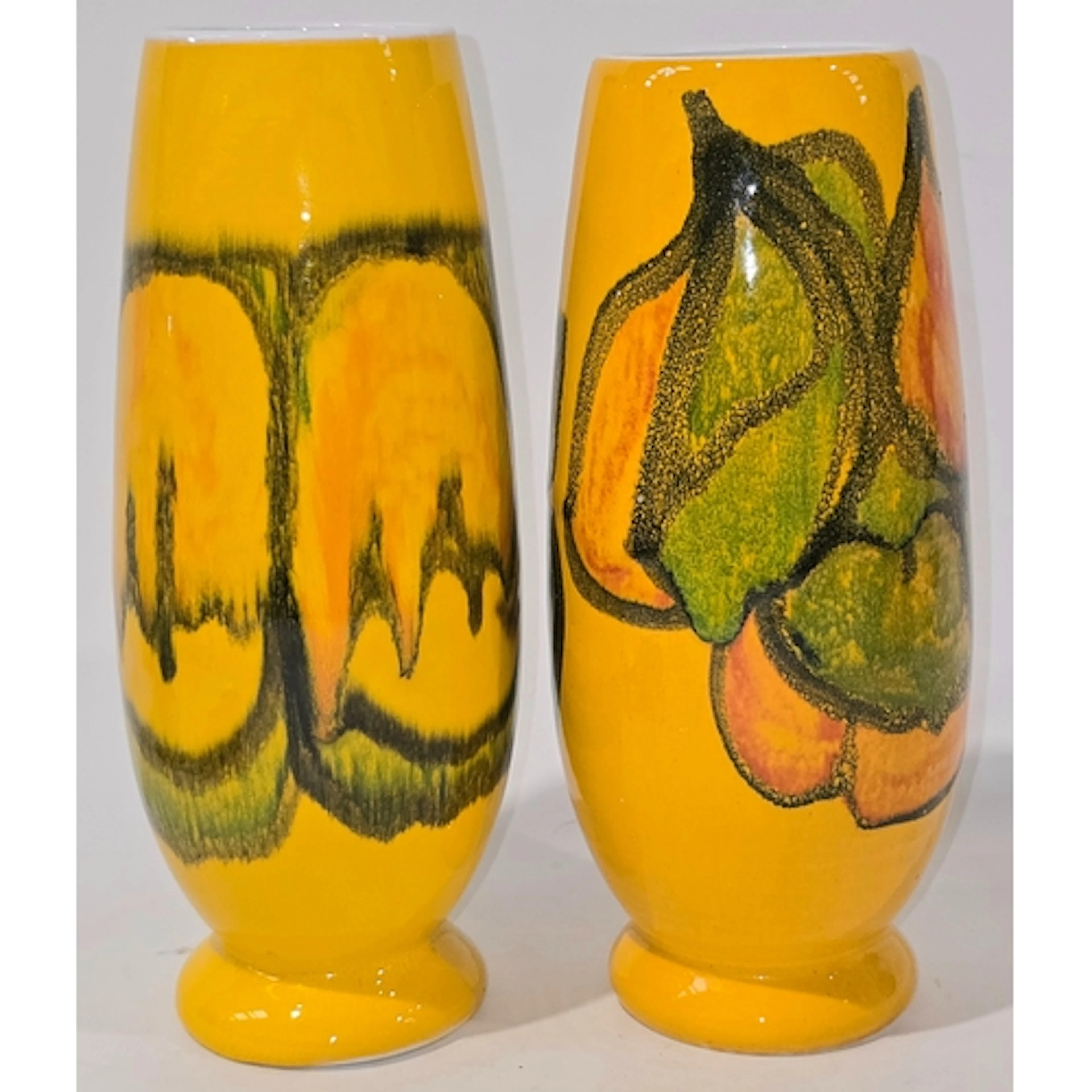 Poole Pottery Delphis shape 15 vase decorated by Ann Godfrey...