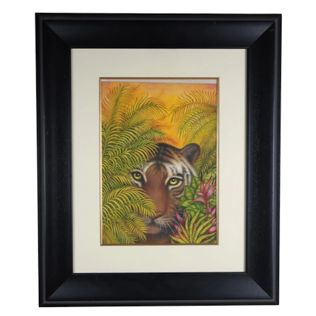 ANTHEA LEWIS RSW (SCOTTISH b.1948) TIGER IN THE UNDERG...