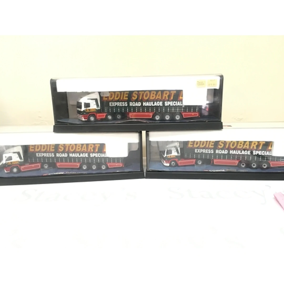 3 Boxed Corgi Eddie Stobart Modern Trucks