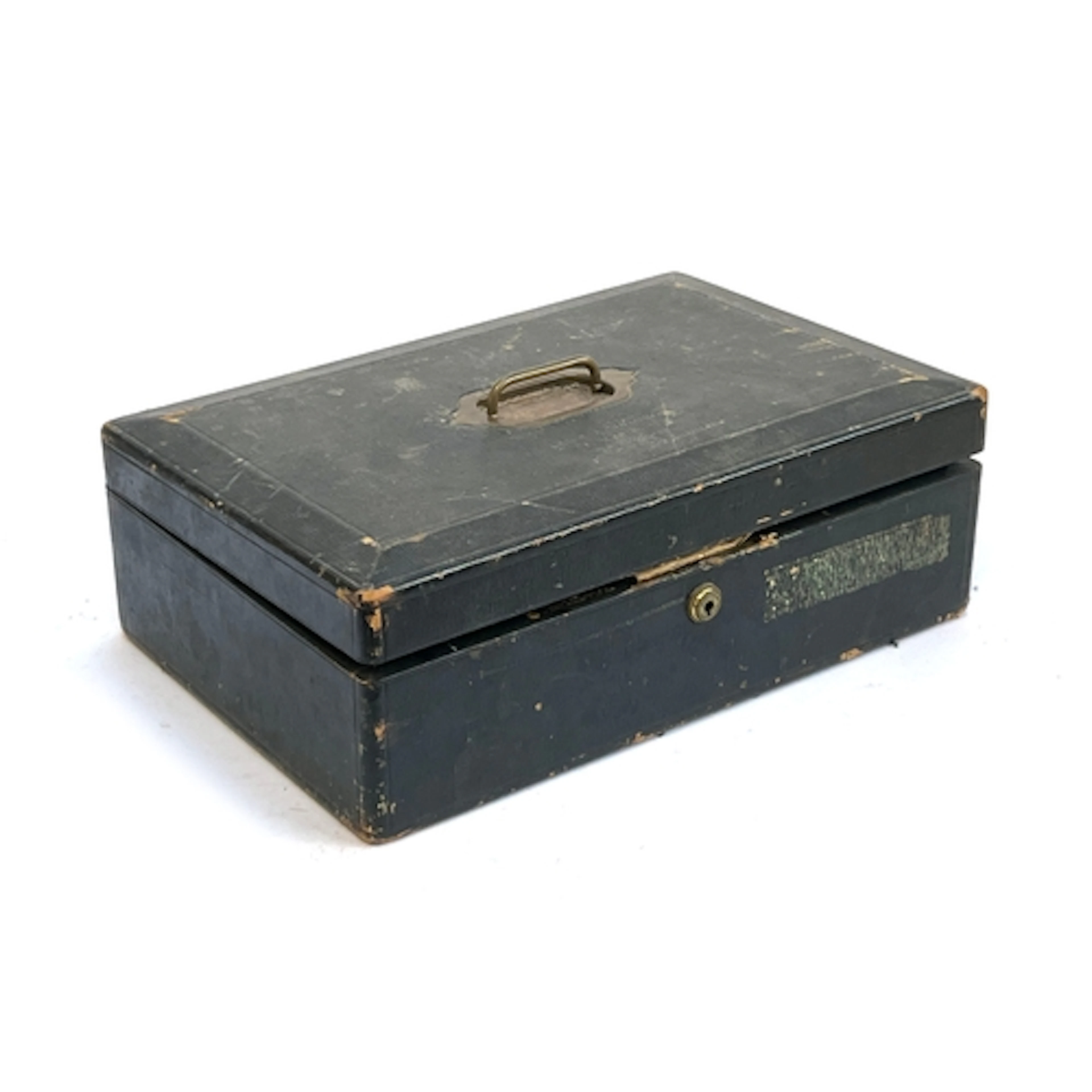 A Victorian leather clad writing box by Wickwar & Co., 6 Pol...