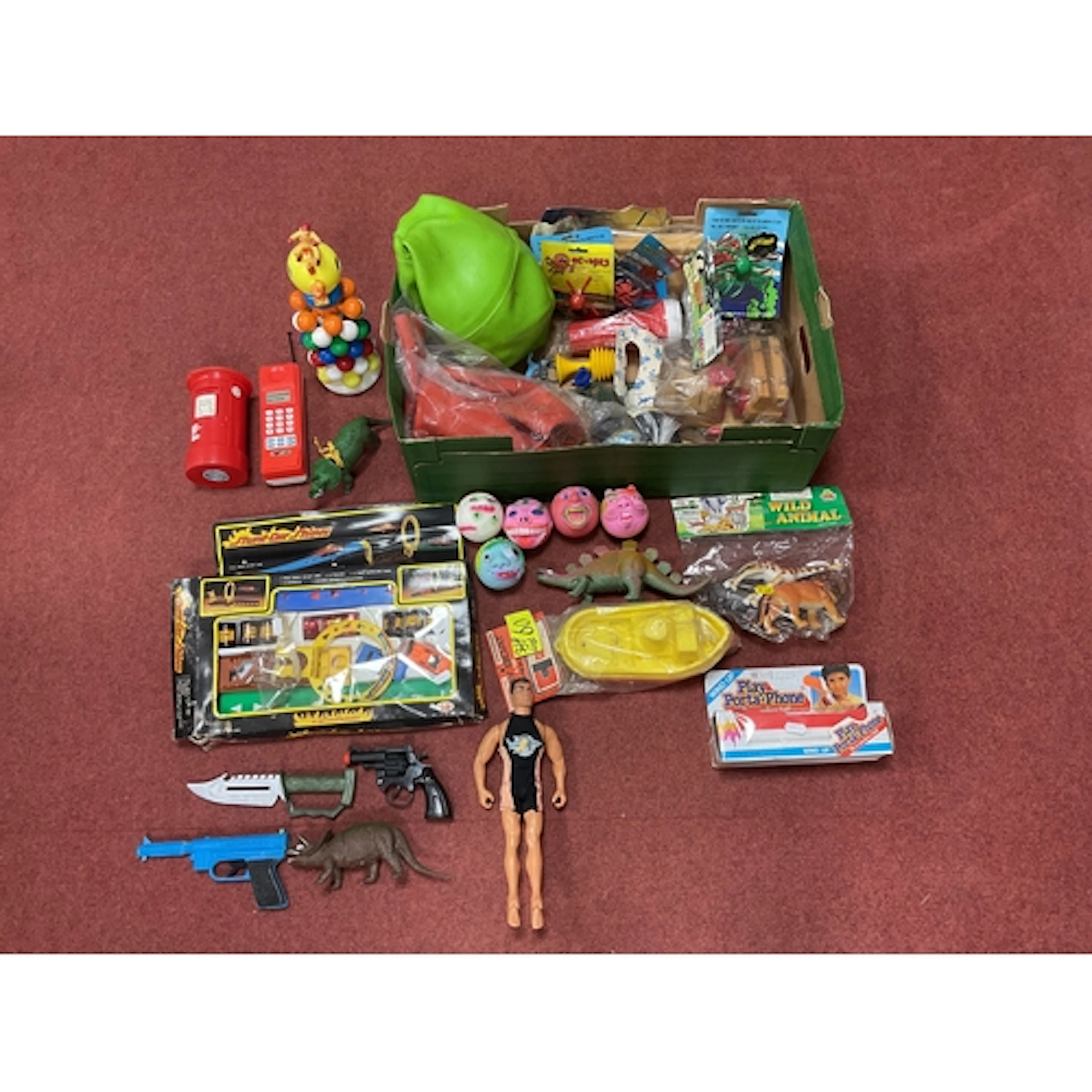 Ex Shop Stock; A quantity of toys to include five Knock Off ...