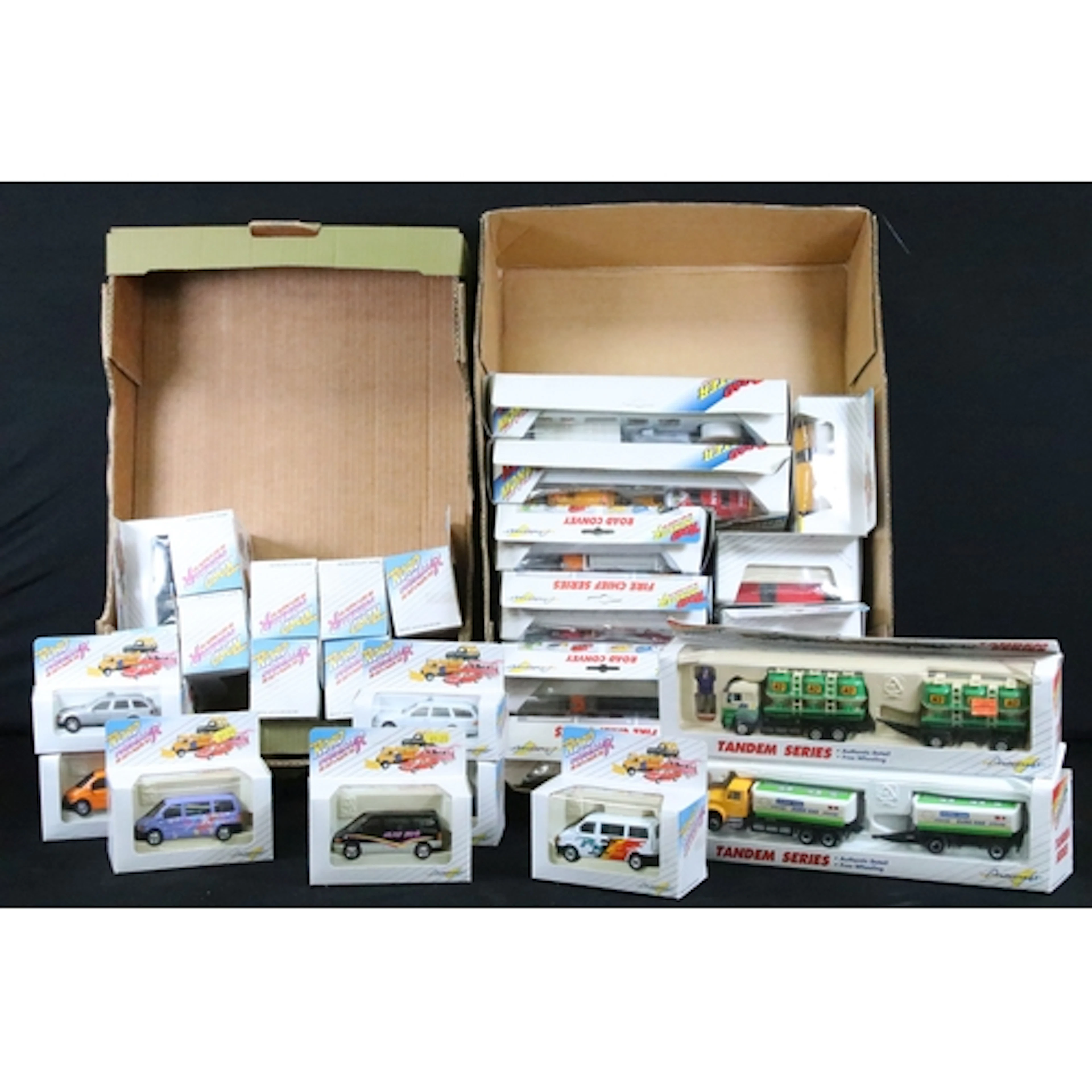 31 Boxed Road Monster diecast models to include Tandem Serie...