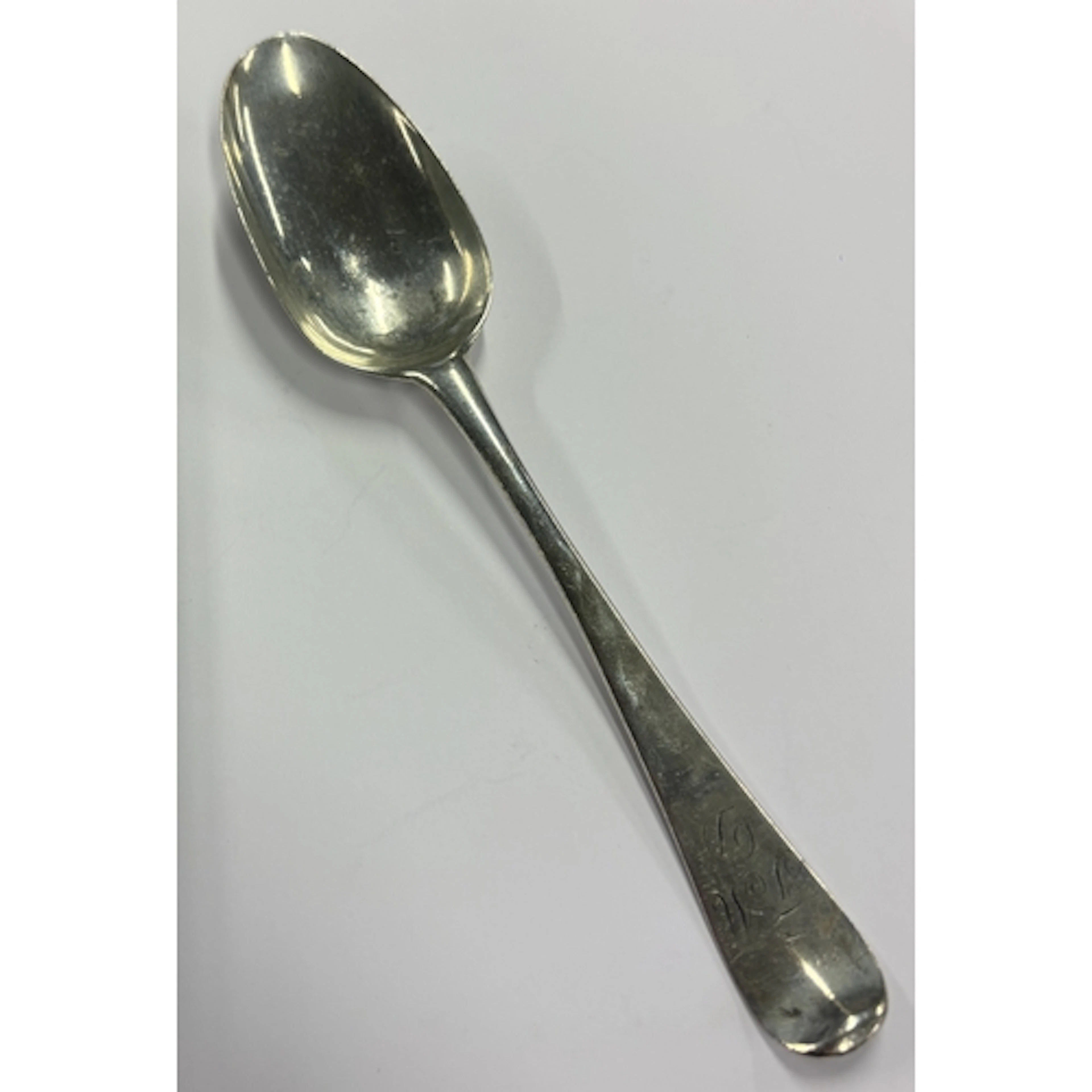 A Georgian silver bottom marked tablespoon. London. Approx. ...