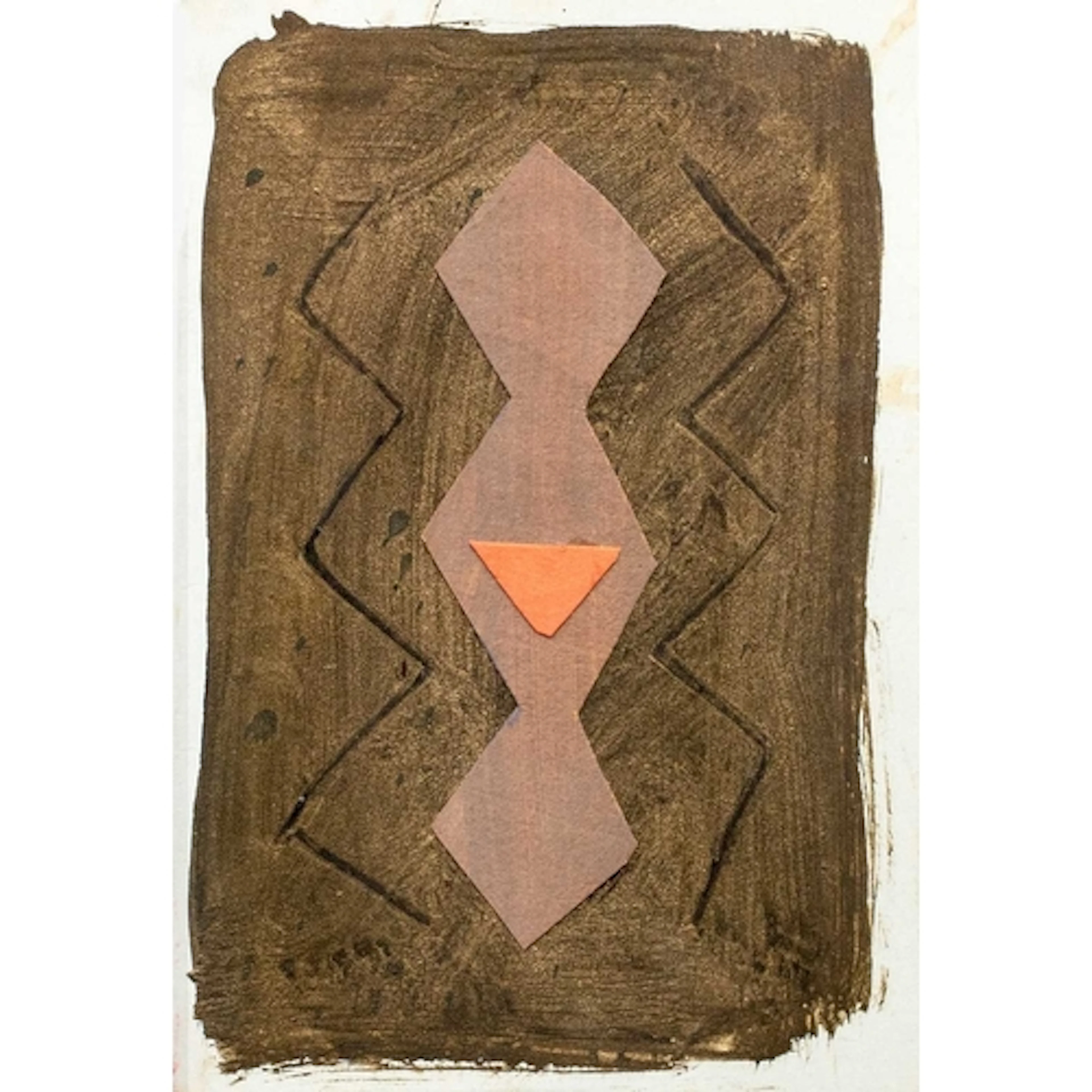 § Breon O'CASEY (1928-2011) Untitled Mixed media with collag...