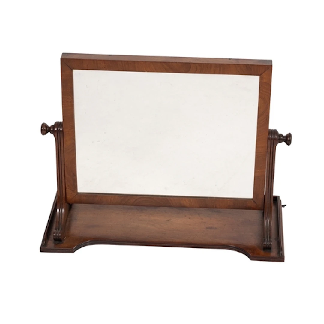 A George IV mahogany dressing table mirror, almost certainly...
