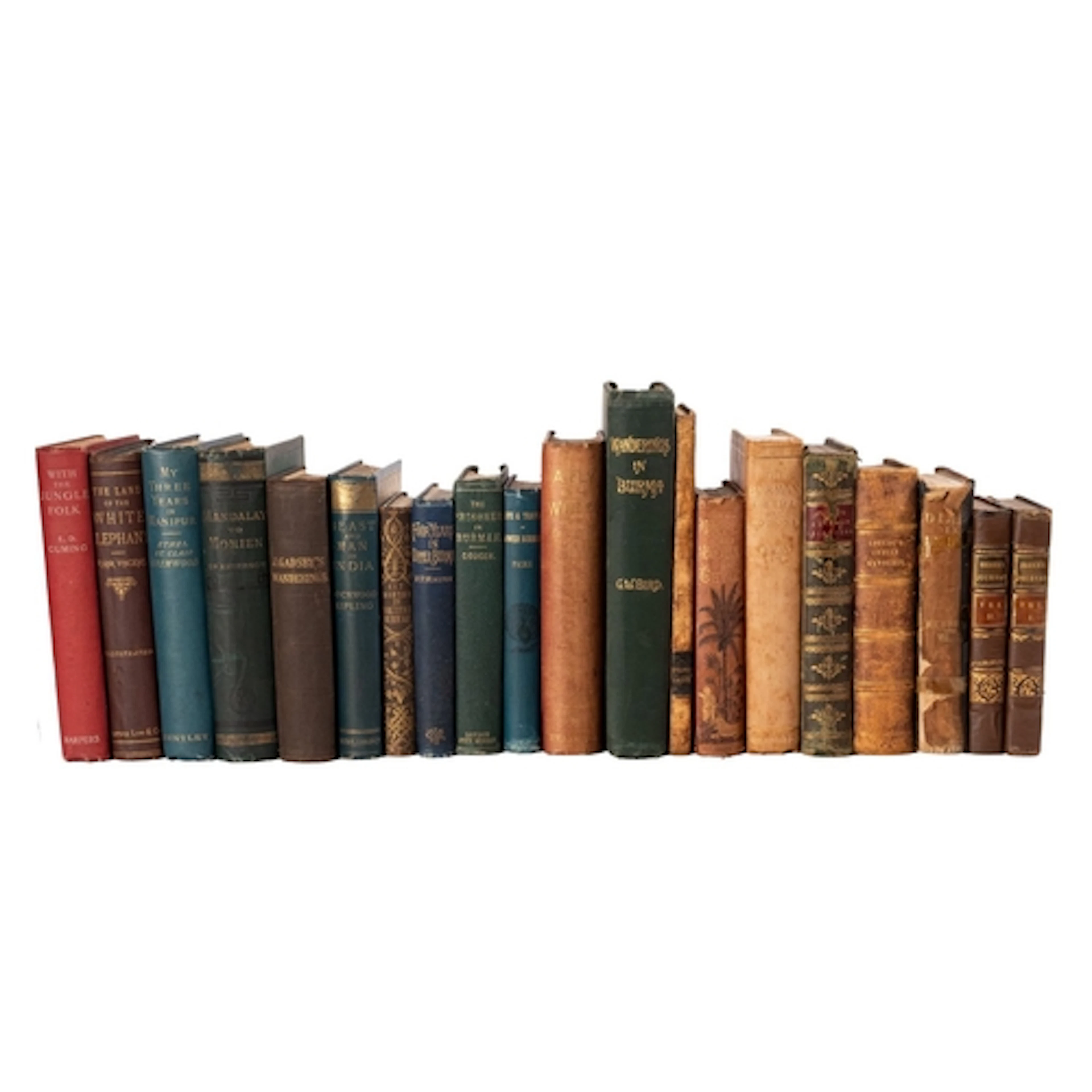 BURMA, INDIA, ASIA. A collection of 29 volumes, C19th, inclu...