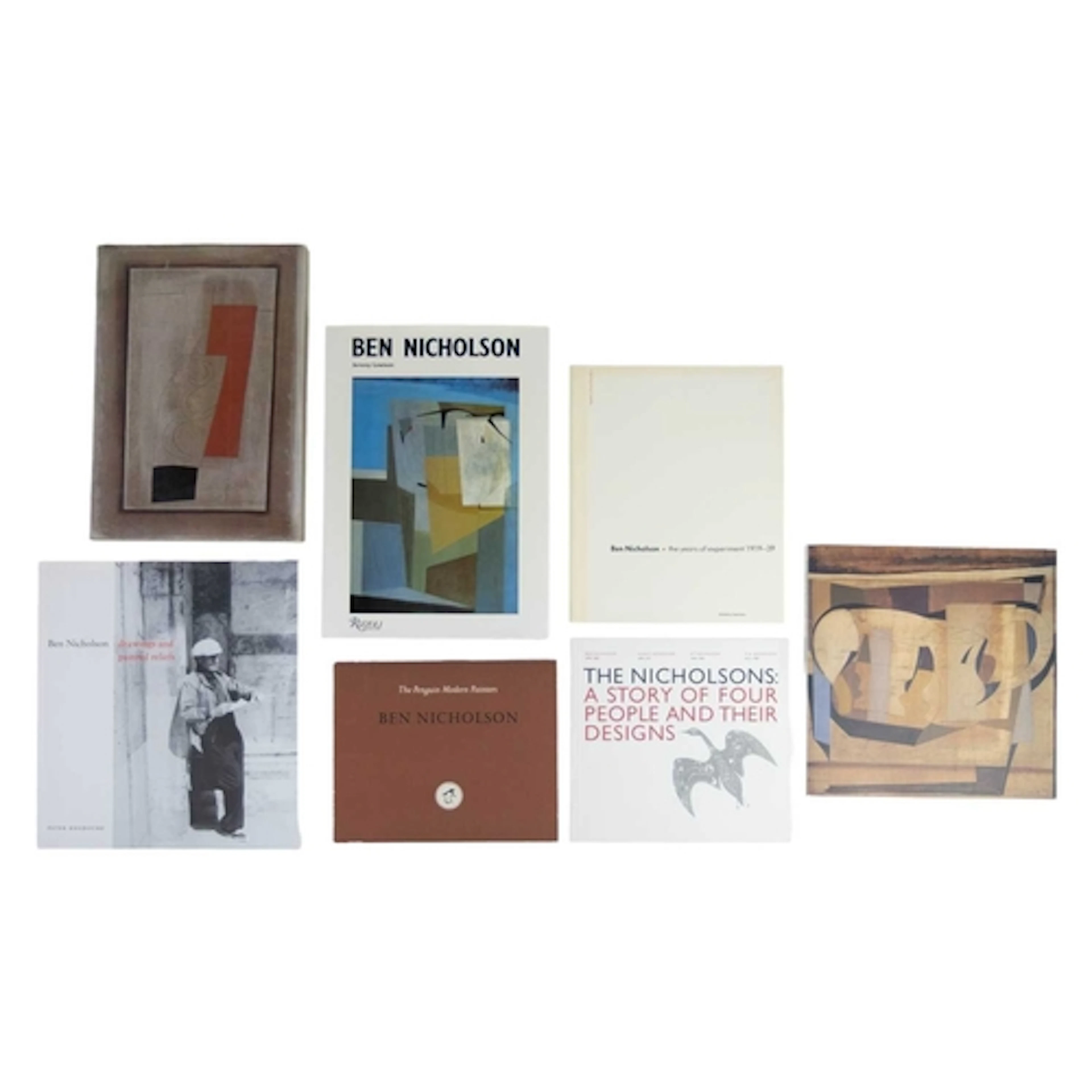 (Ben Nicholson) Seven works Includes a first edition hard co...