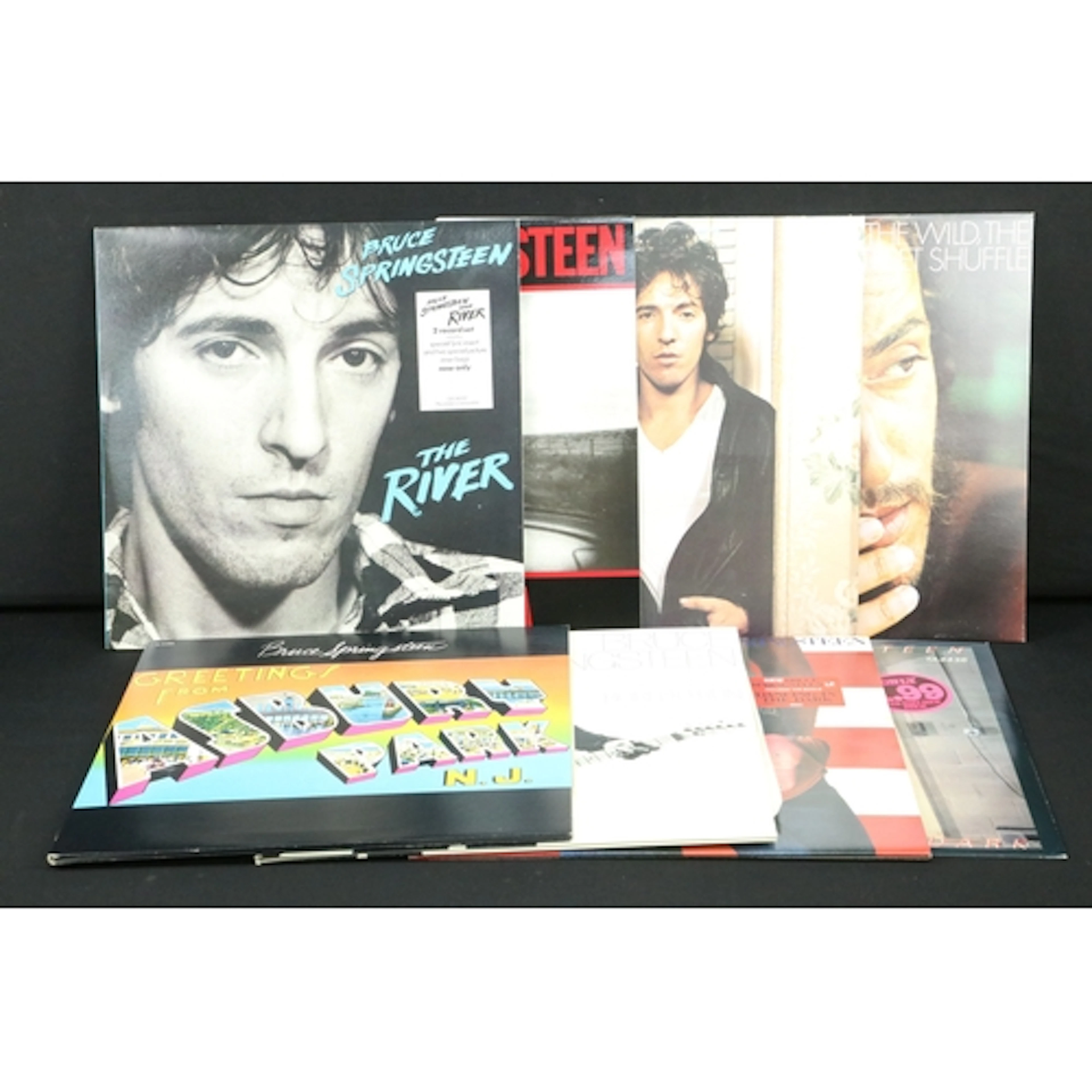 Vinyl - 7 Bruce Springsteen LPs and 1 12" to include The Riv...