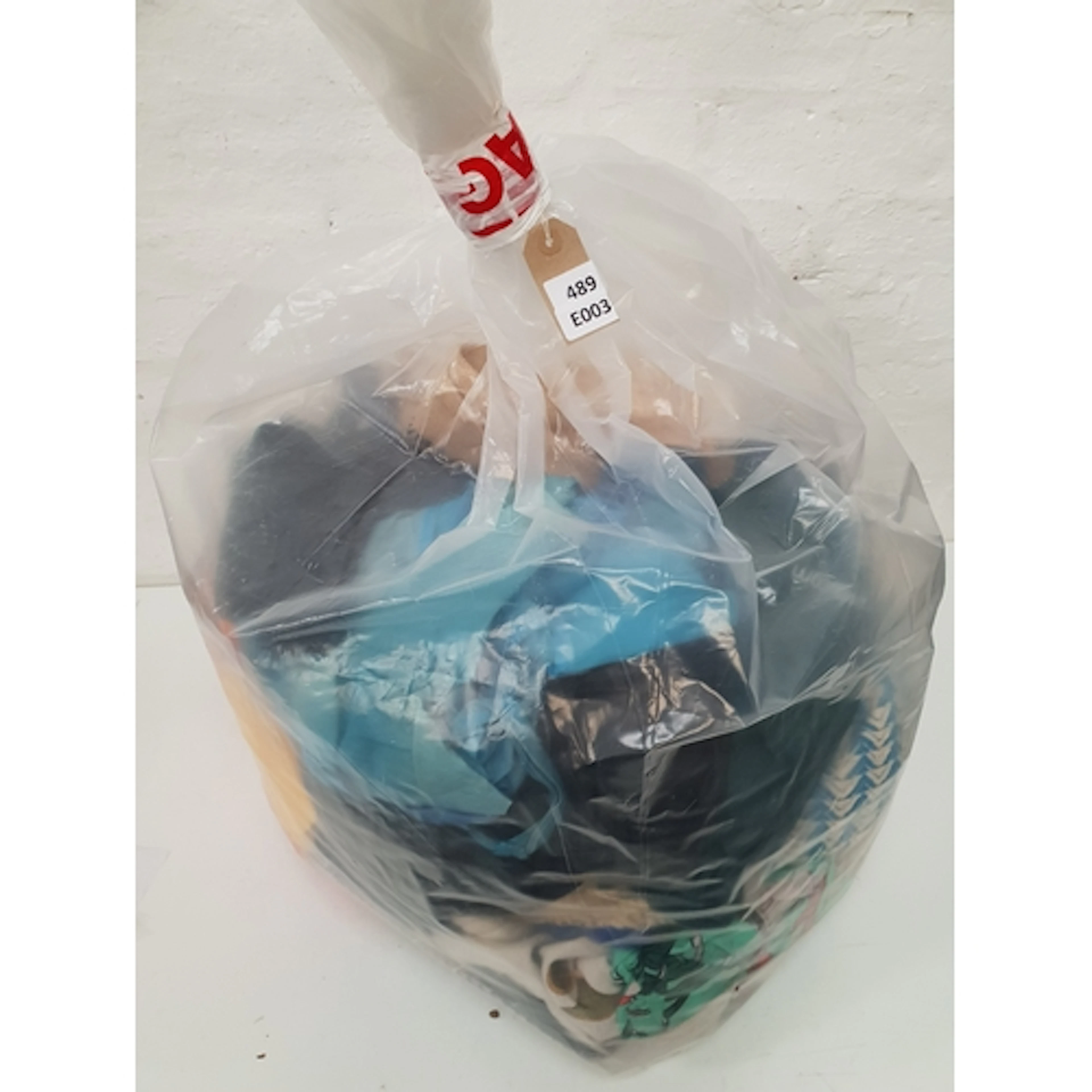 ONE BAG OF SHOPPING BAGS