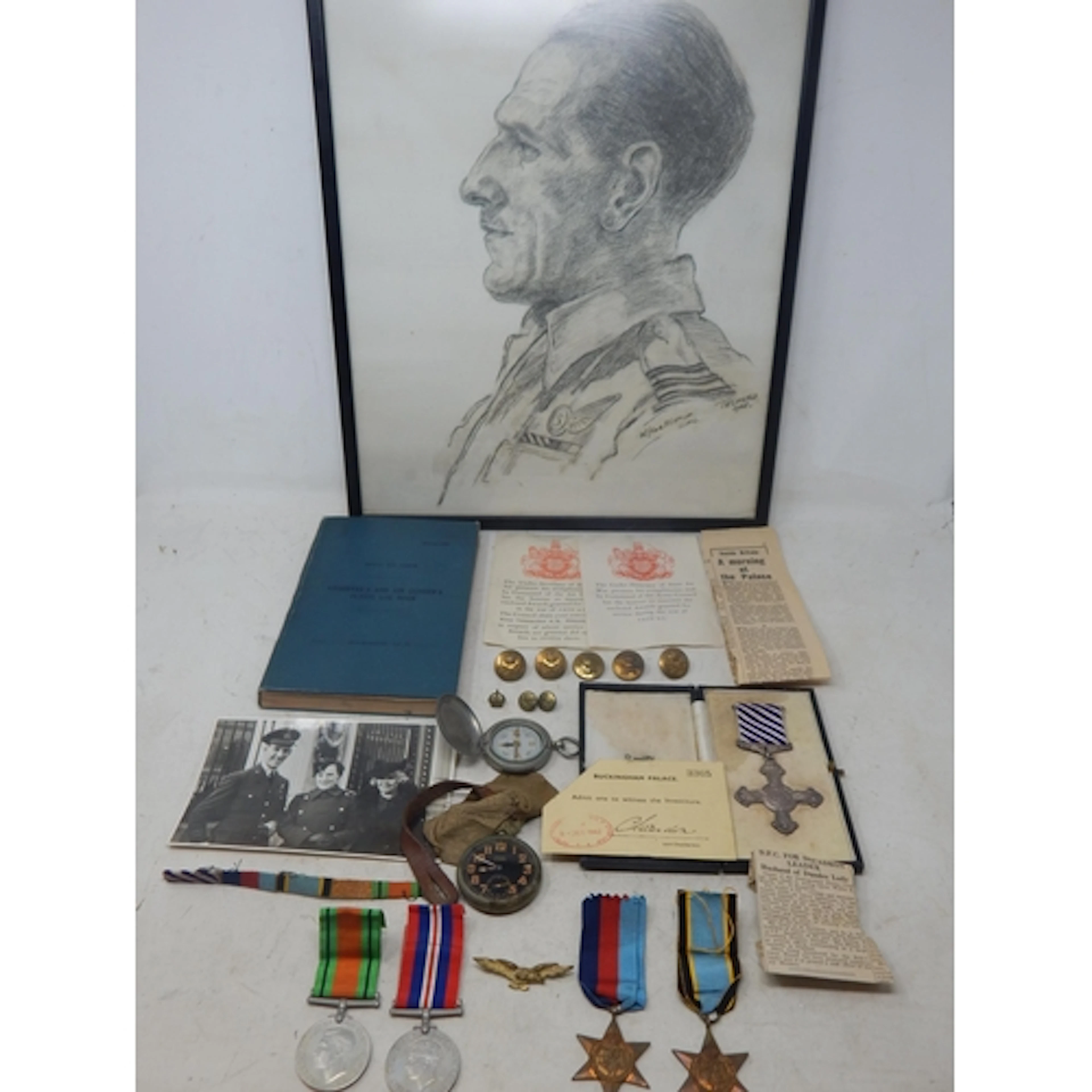 WWII Group of Medals Awarded to "Squadron Leader Walter Erne...