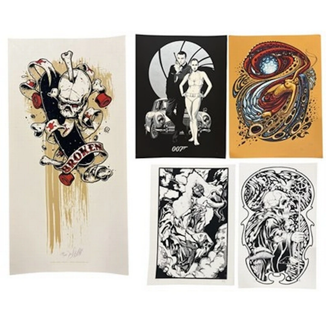 The Flood Gallery (21st century) Five limited edition poster...
