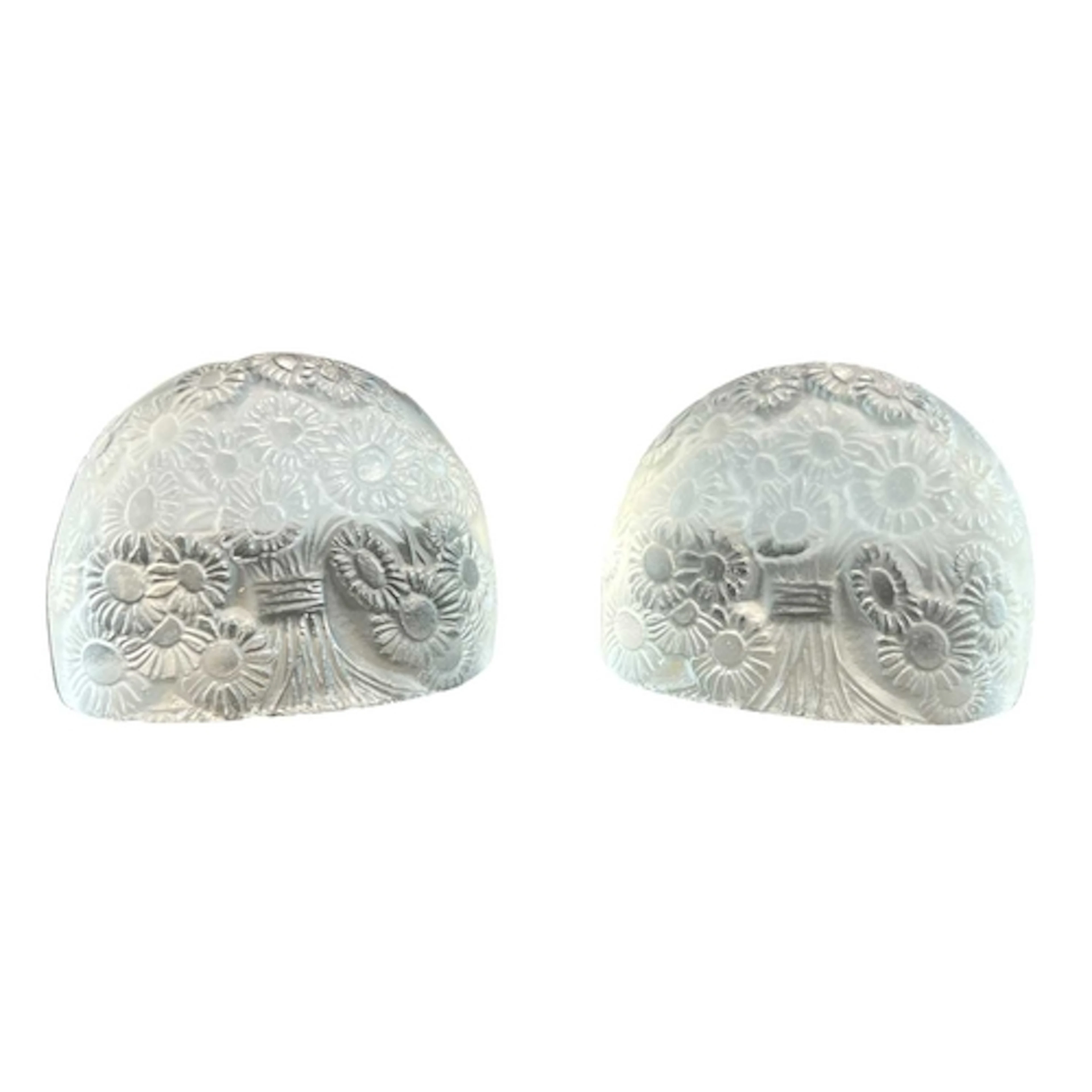Lalique - Marguerites - a pair of 20th century French Art De...