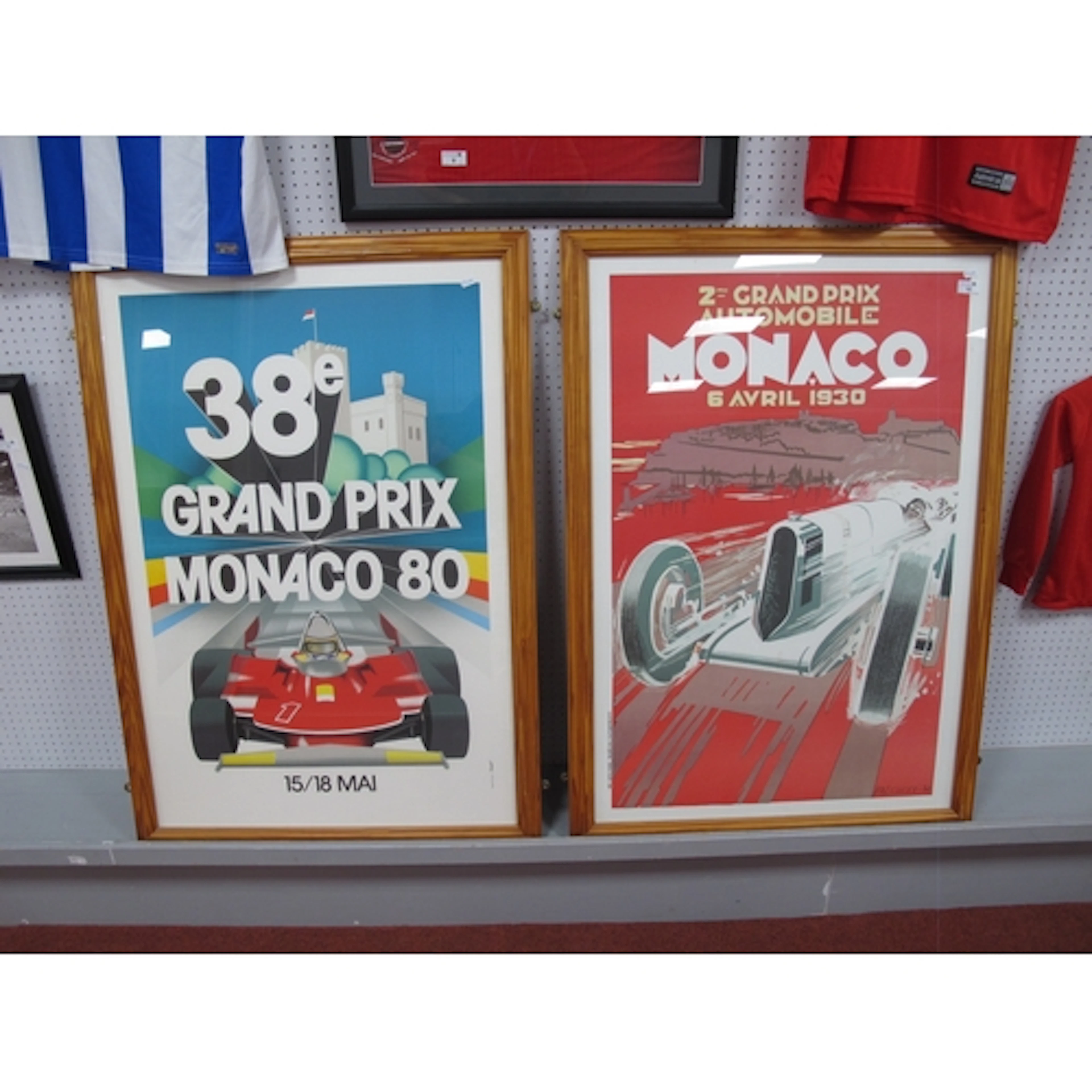 Motor Racing Posters Reprint of 1930 Monaco Grand Prix and 1...