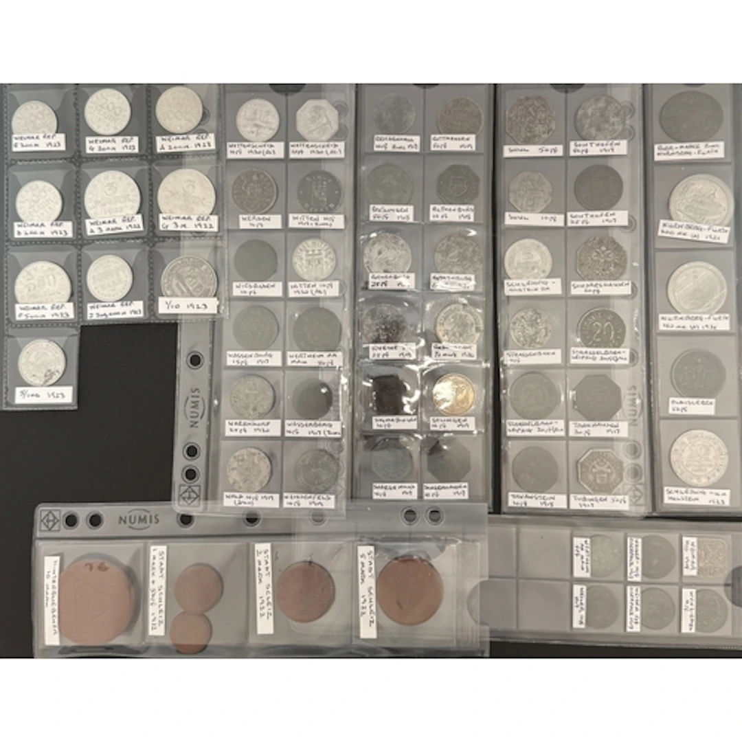 A collection of 135 German Notgeld coins and tokens, 1917–19...