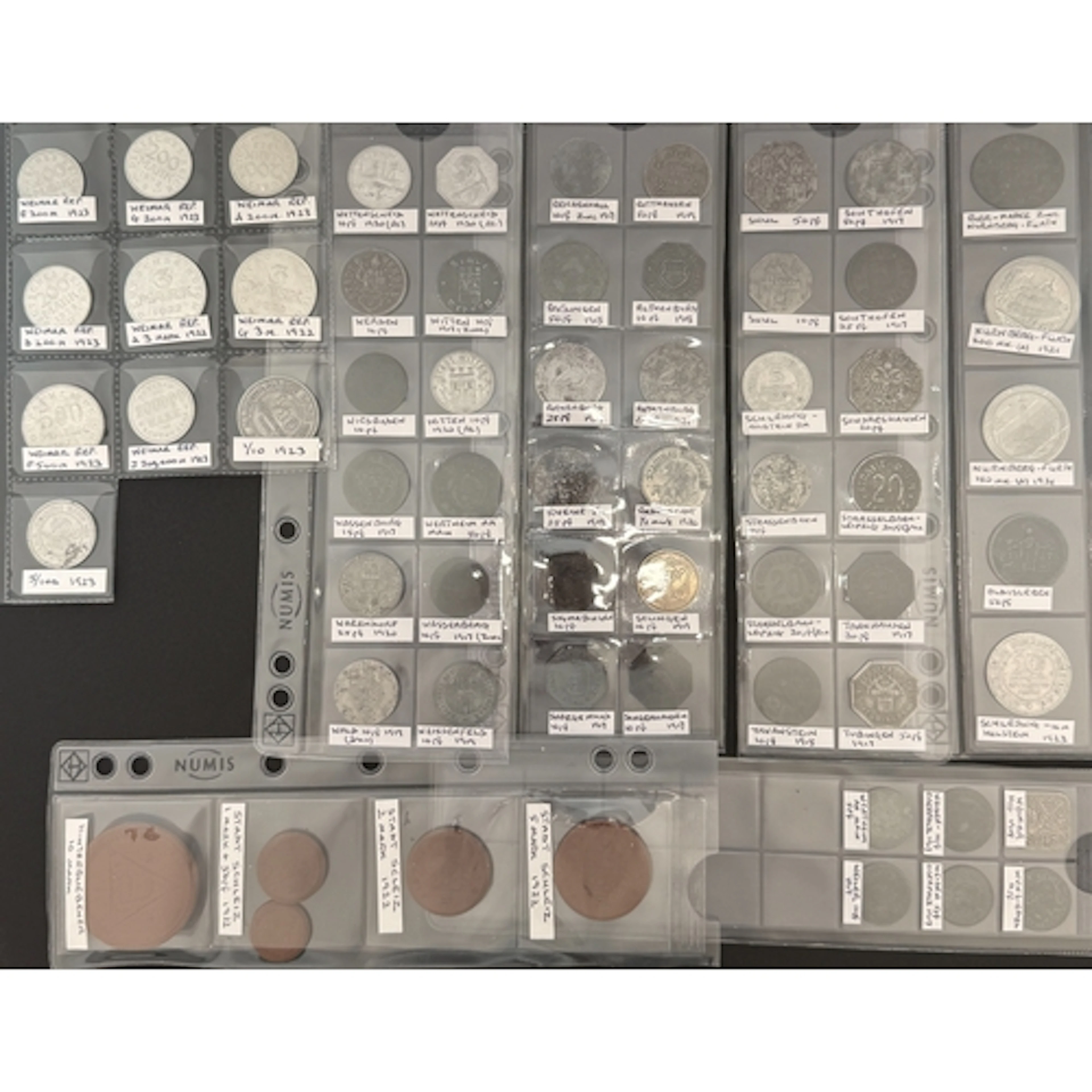 A collection of 135 German Notgeld coins and tokens, 1917–19...