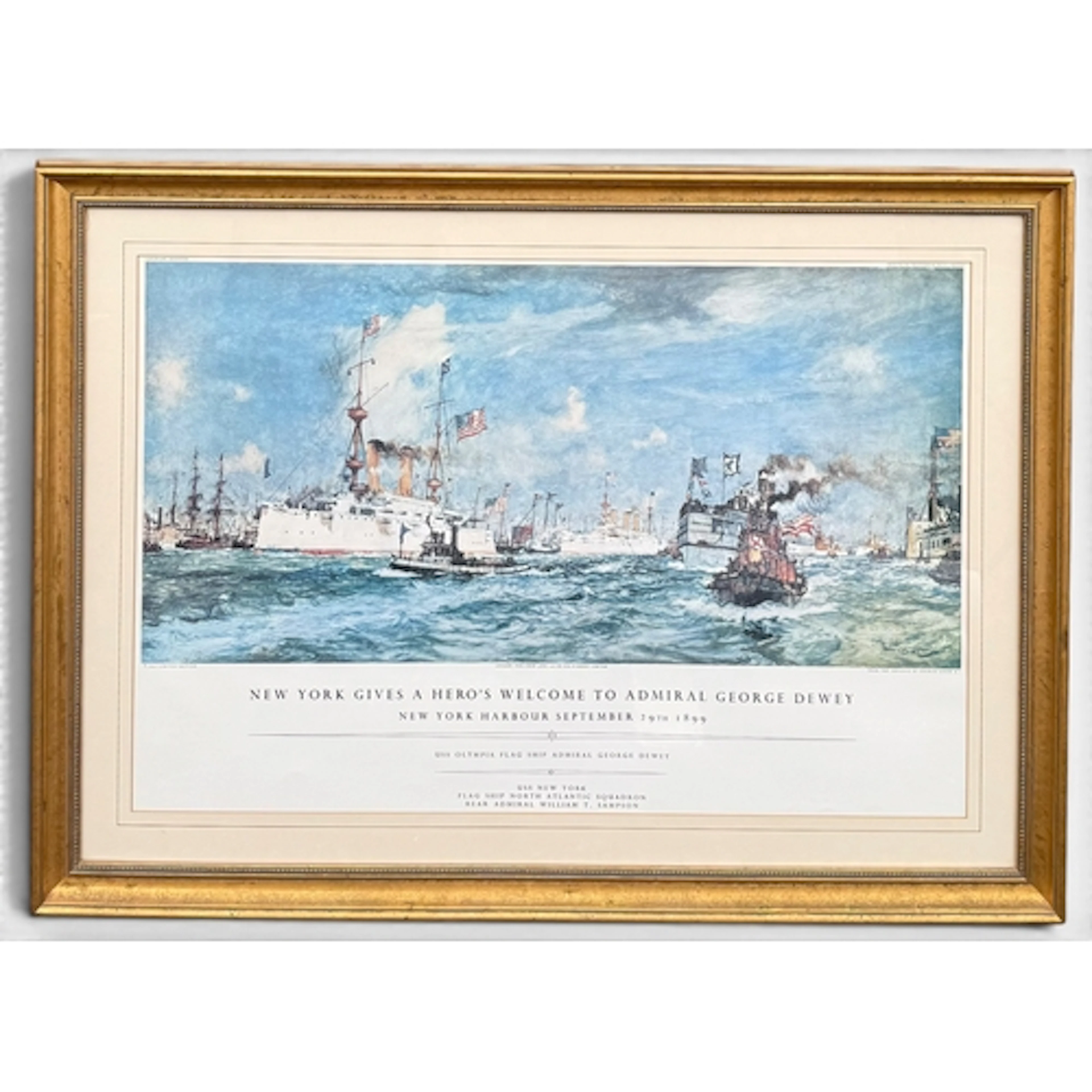 AFTER CHARLES EDWARD DIXON (BRITISH 1872-1934): NEW YORK GIV...
