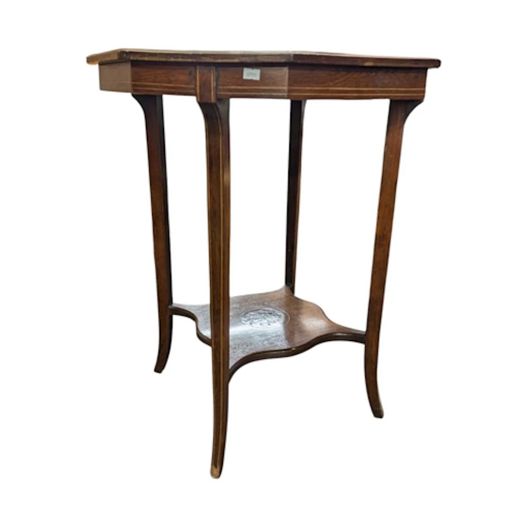 An Edwardian rosewood 20th century occasional side table. Oc...