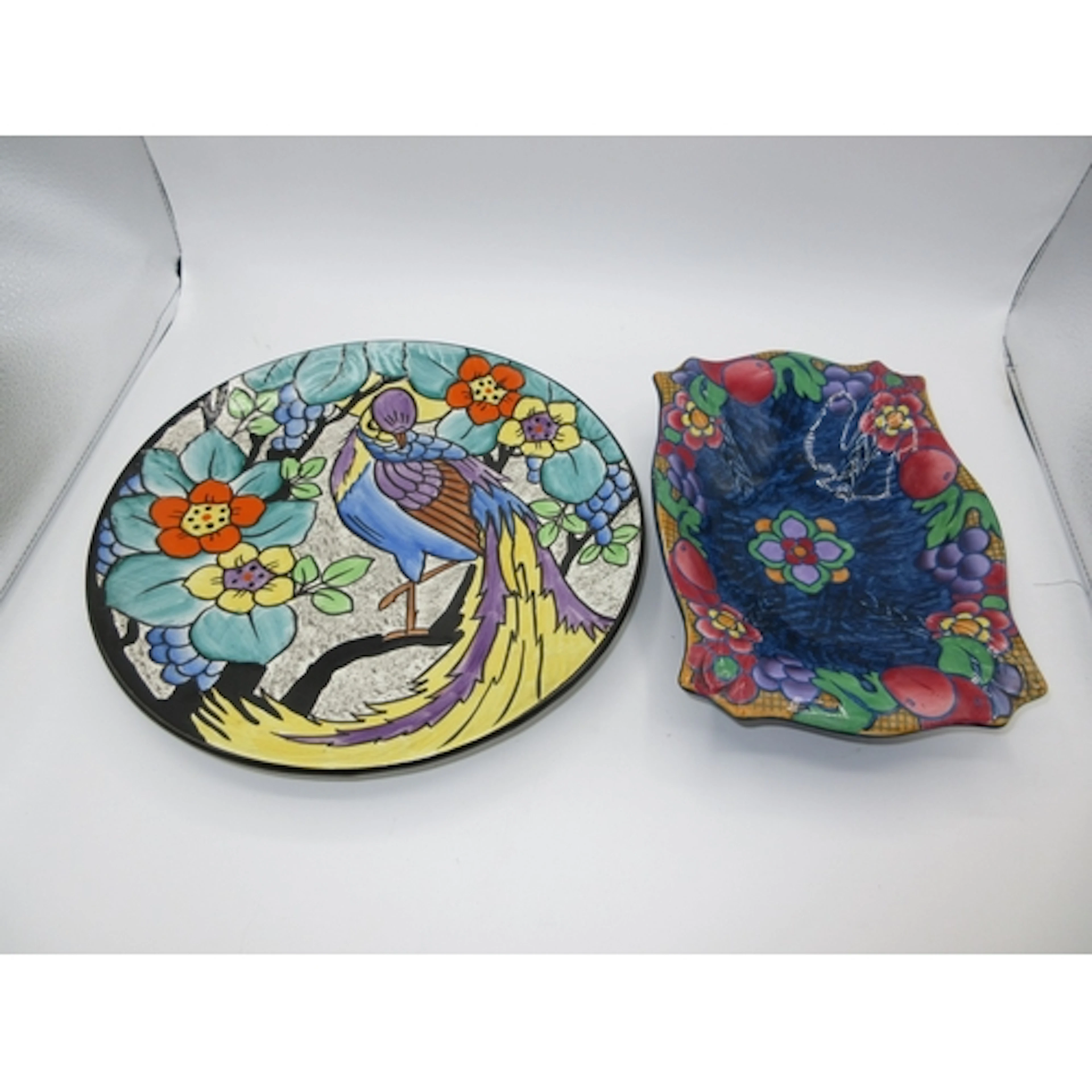 1930's TF & S Phoenix Wall Plaque, 29cm, and a Losol Ware Su...