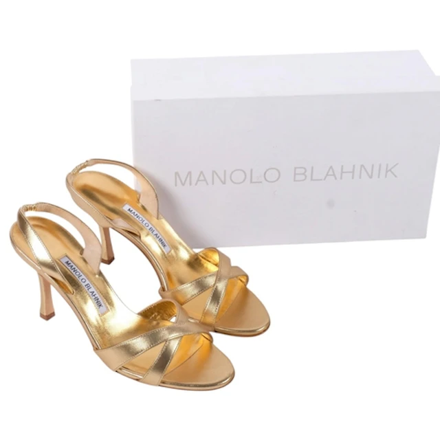 MANOLO BLAHNIK - a pair of lady's Callasli shoes, size 37.5,...