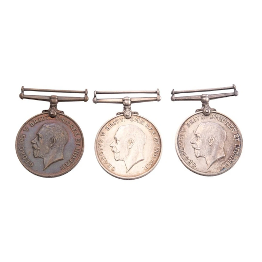 A WWI Pair to Charles R Boreham, War Medal and Mercantile Ma...