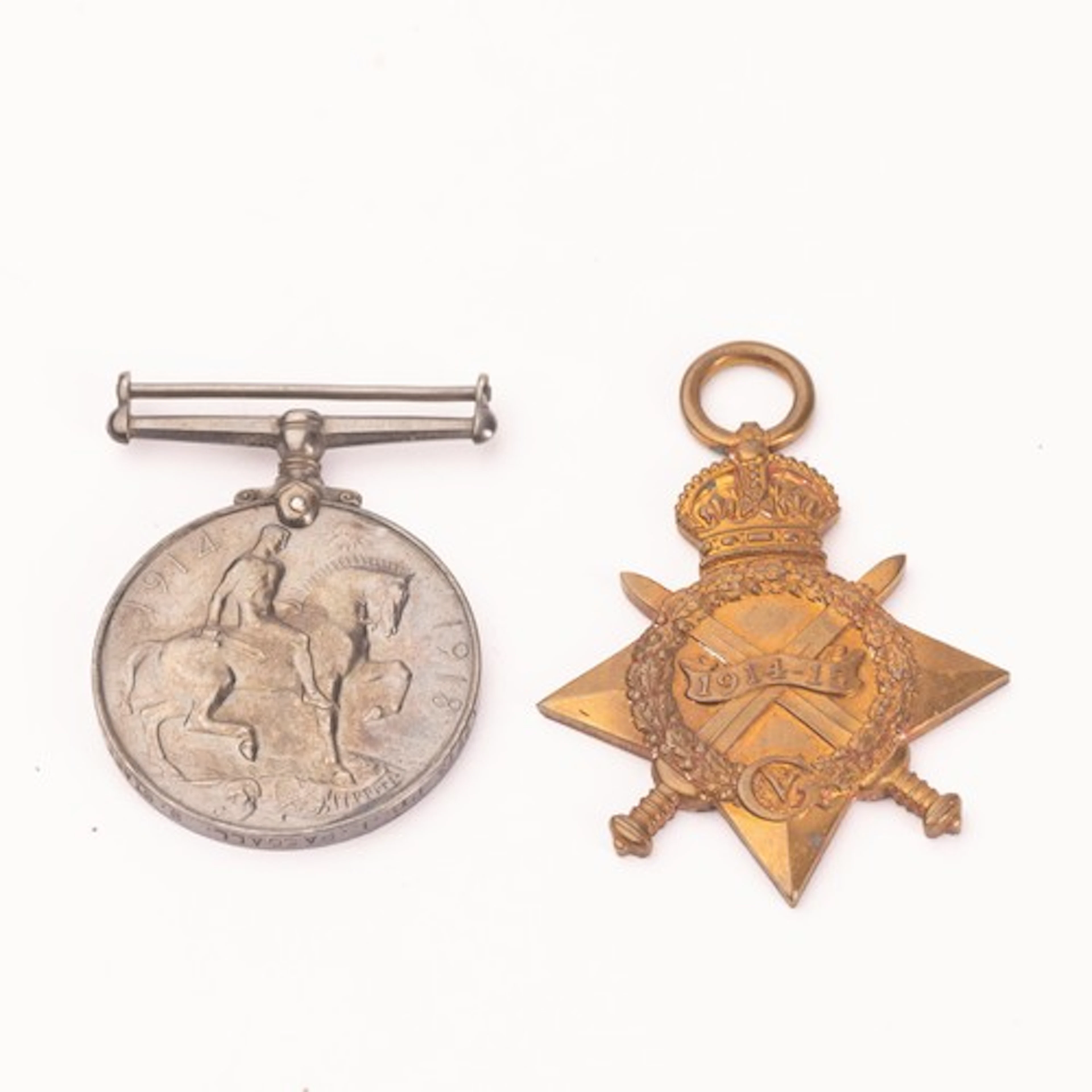 1914-15 Star & British War Medal to 17773 Pte L. Pascall S. ...