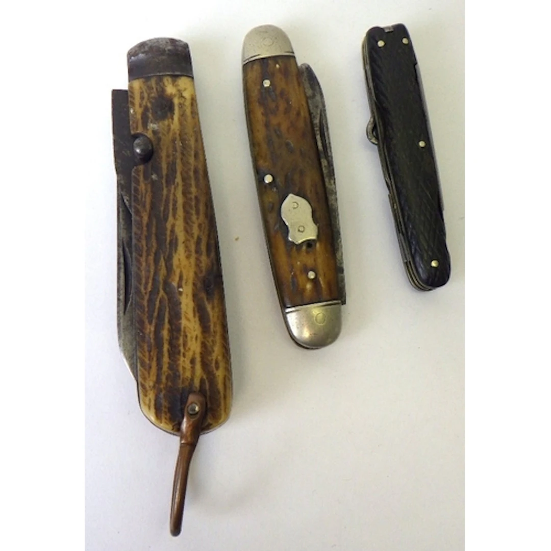 Three pen knives