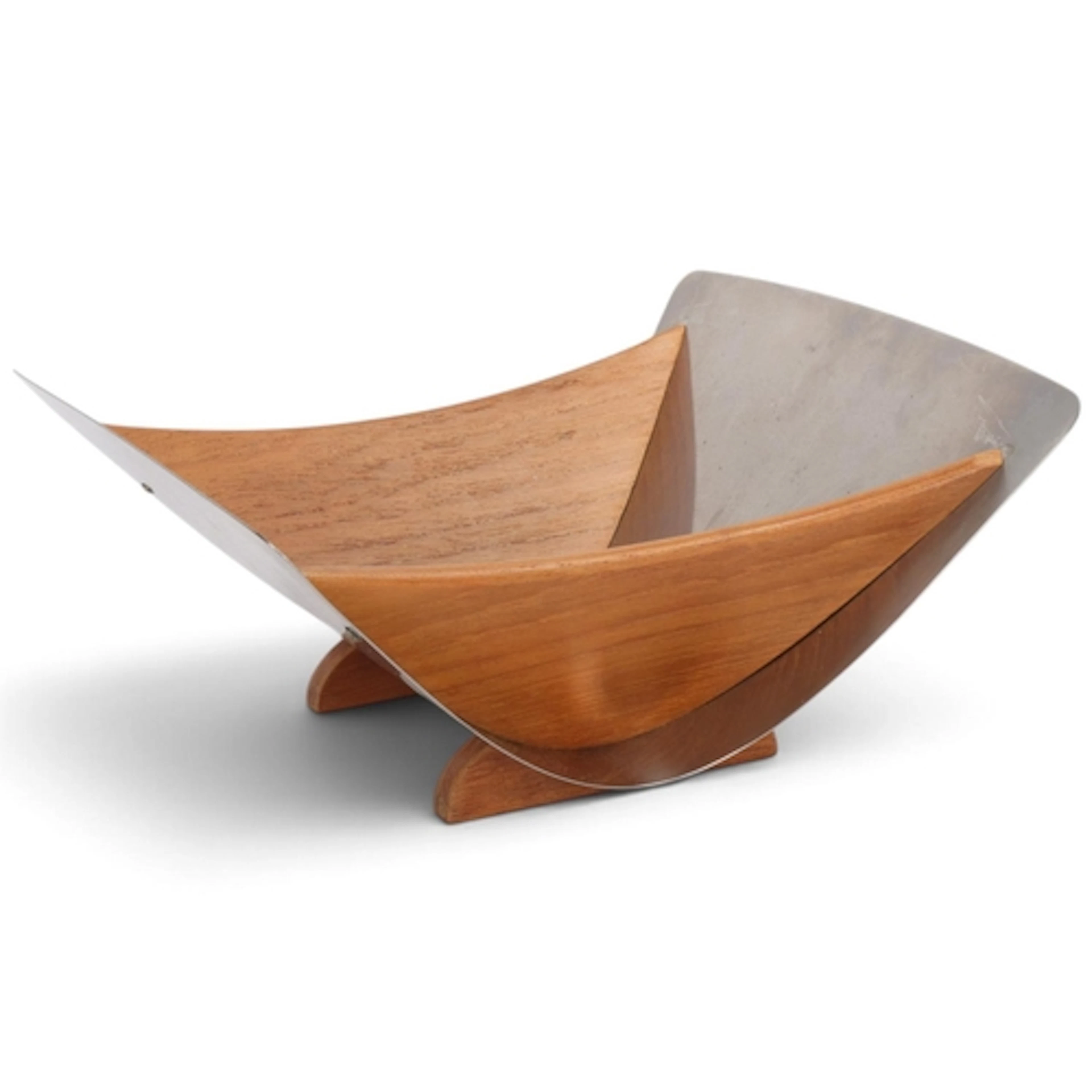 Arthur Salm, Sweden, a mid-century "Kalmar", bent steel bowl...