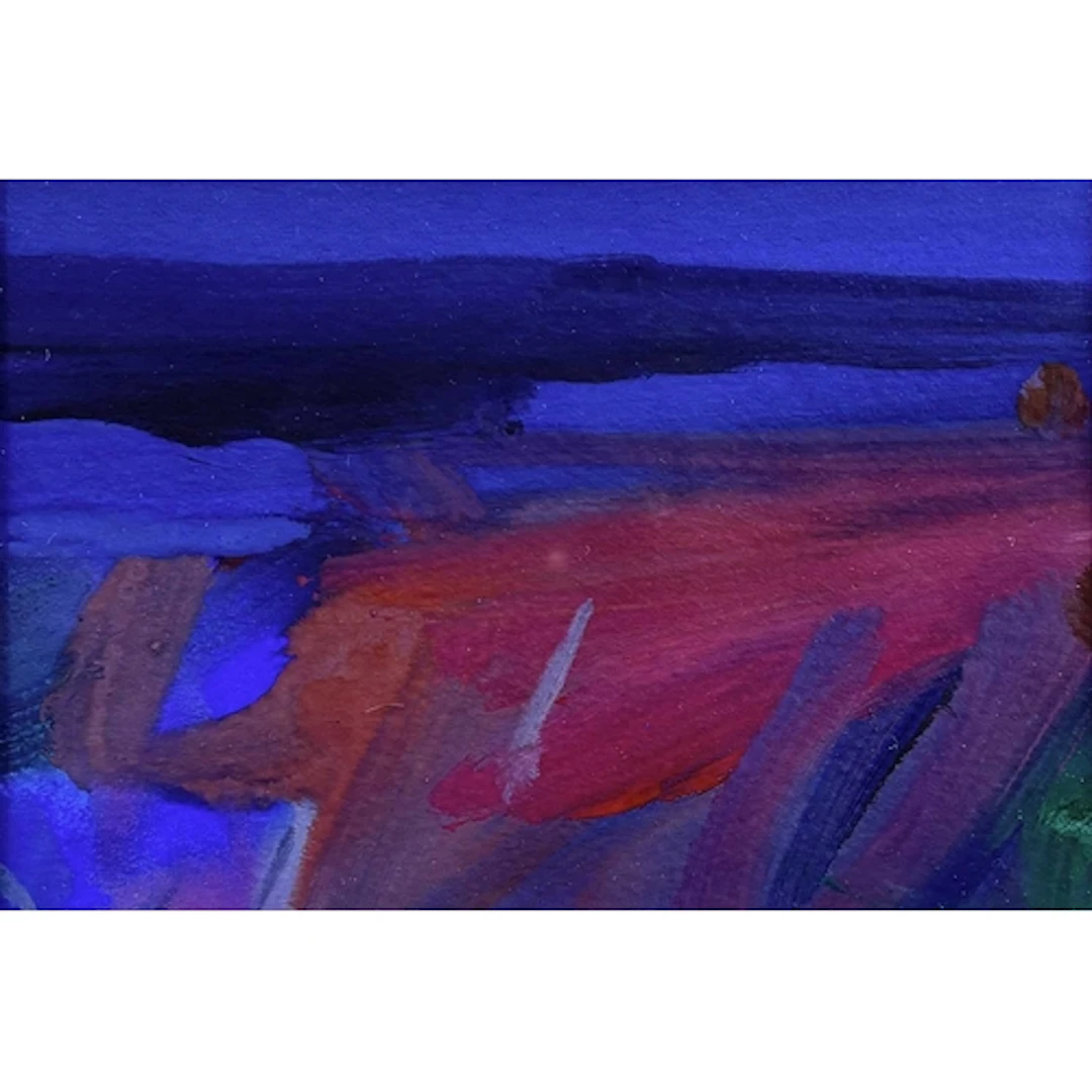 § John MILLER (1931-2002) Landscape Gouache, stamp signed, i...