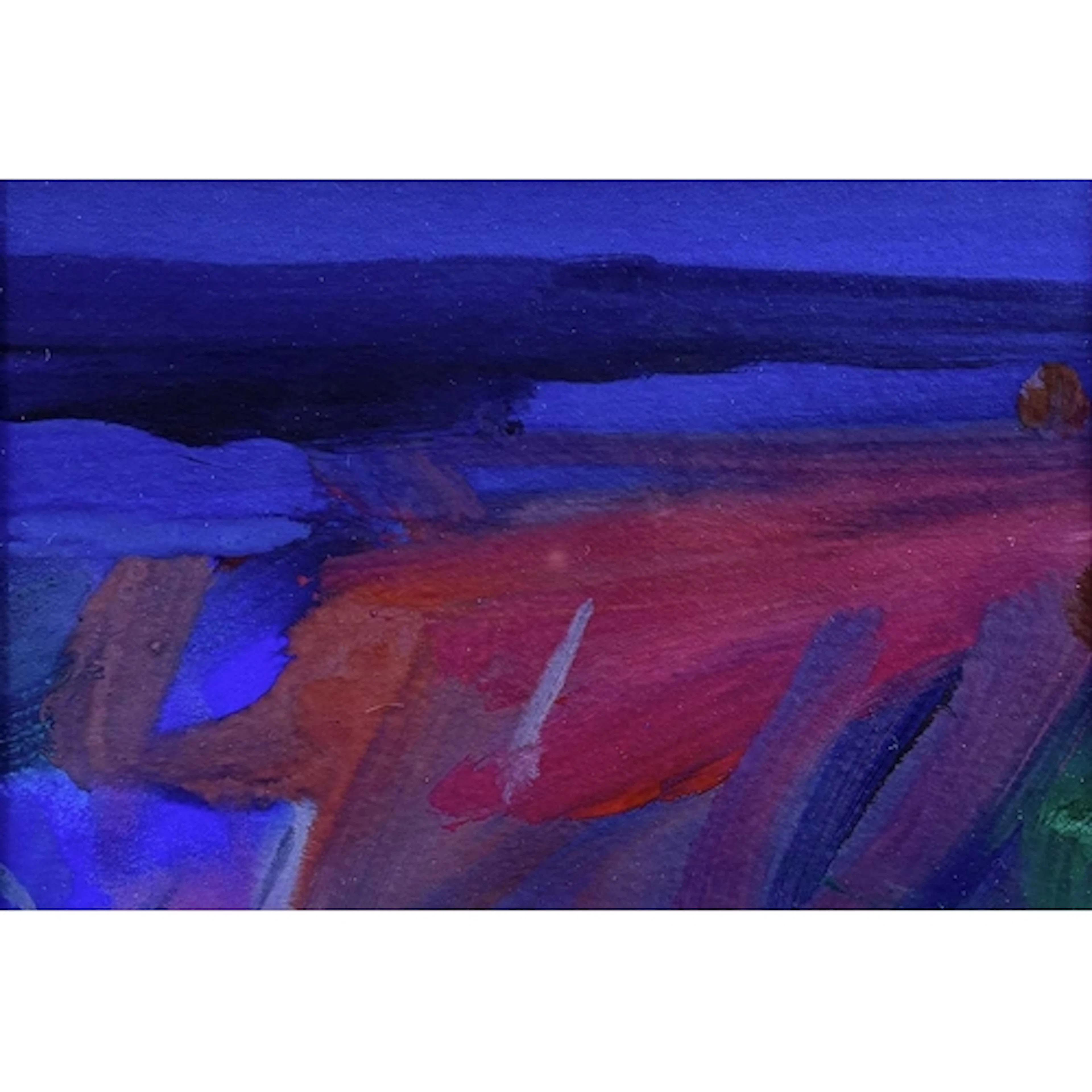 § John MILLER (1931-2002) Landscape Gouache, stamp signed, i...