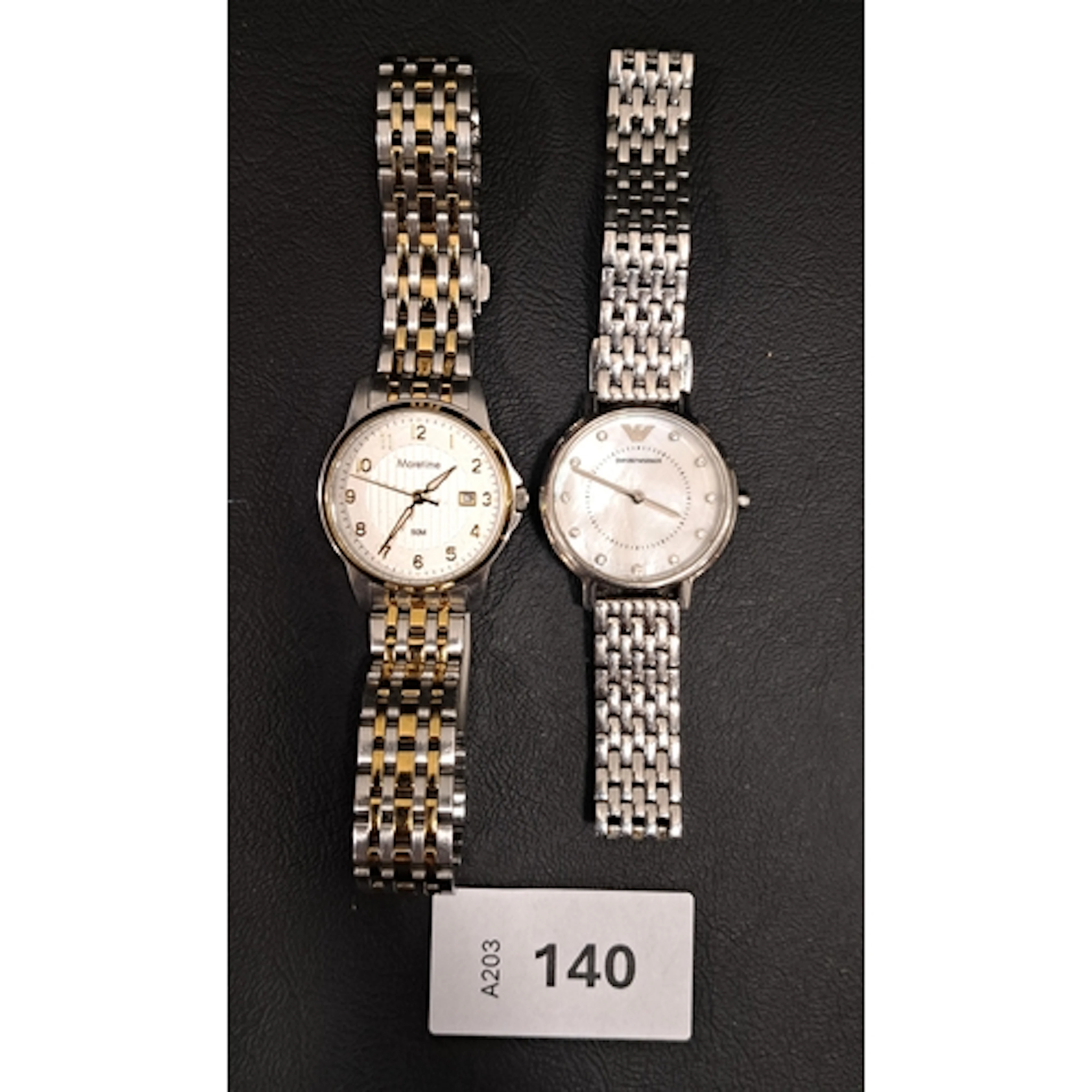 EMPORIO ARMANI WRISTWATCH model AR-2511, with mother of pear...