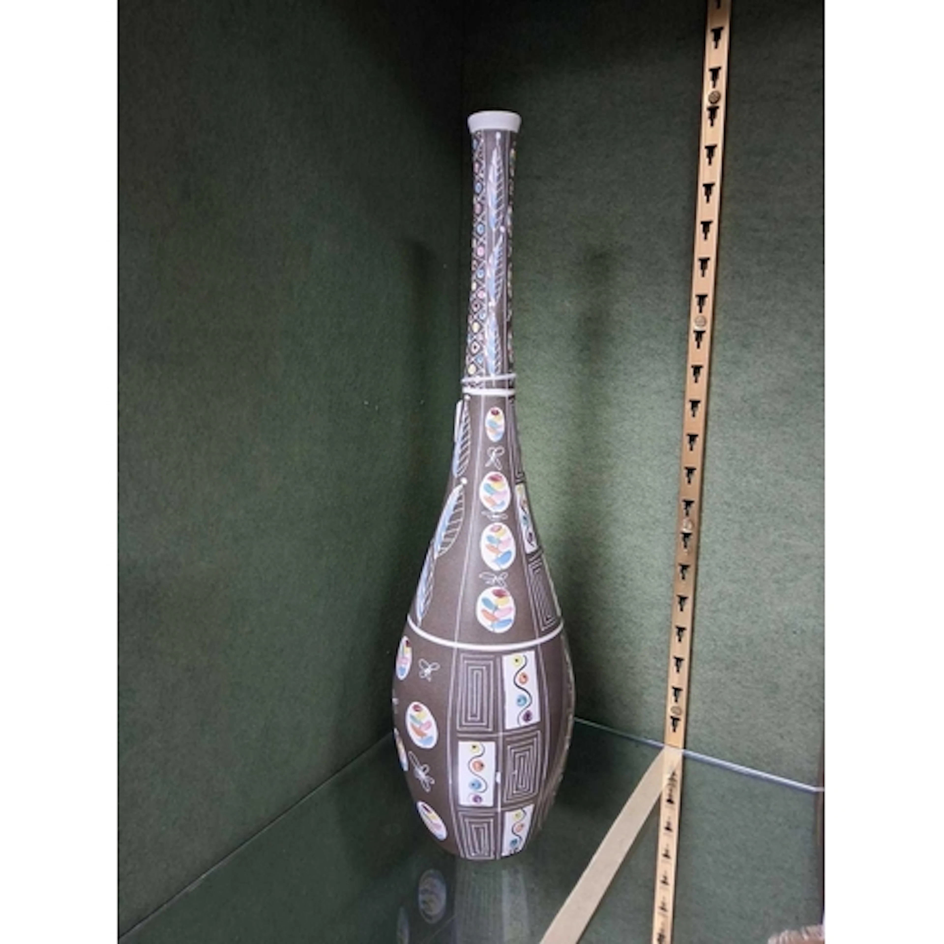 A MID-20TH CENTURY DENBY POTTERY 'CHEVIOT' WARE SPUTNIK BOTT...