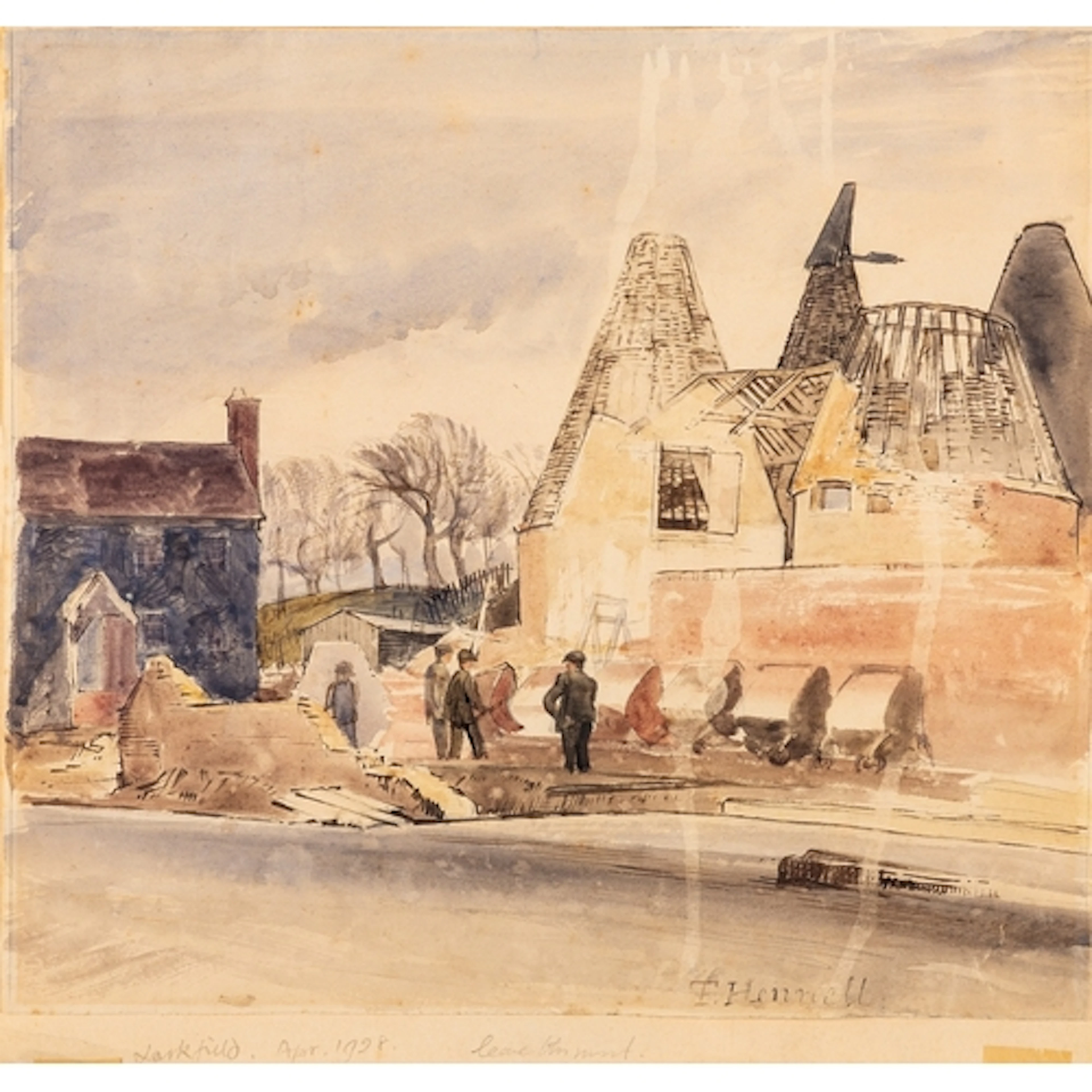 Thomas Barclay Hennell (1903-1945) - 'Larkefield. Apr. 1928....