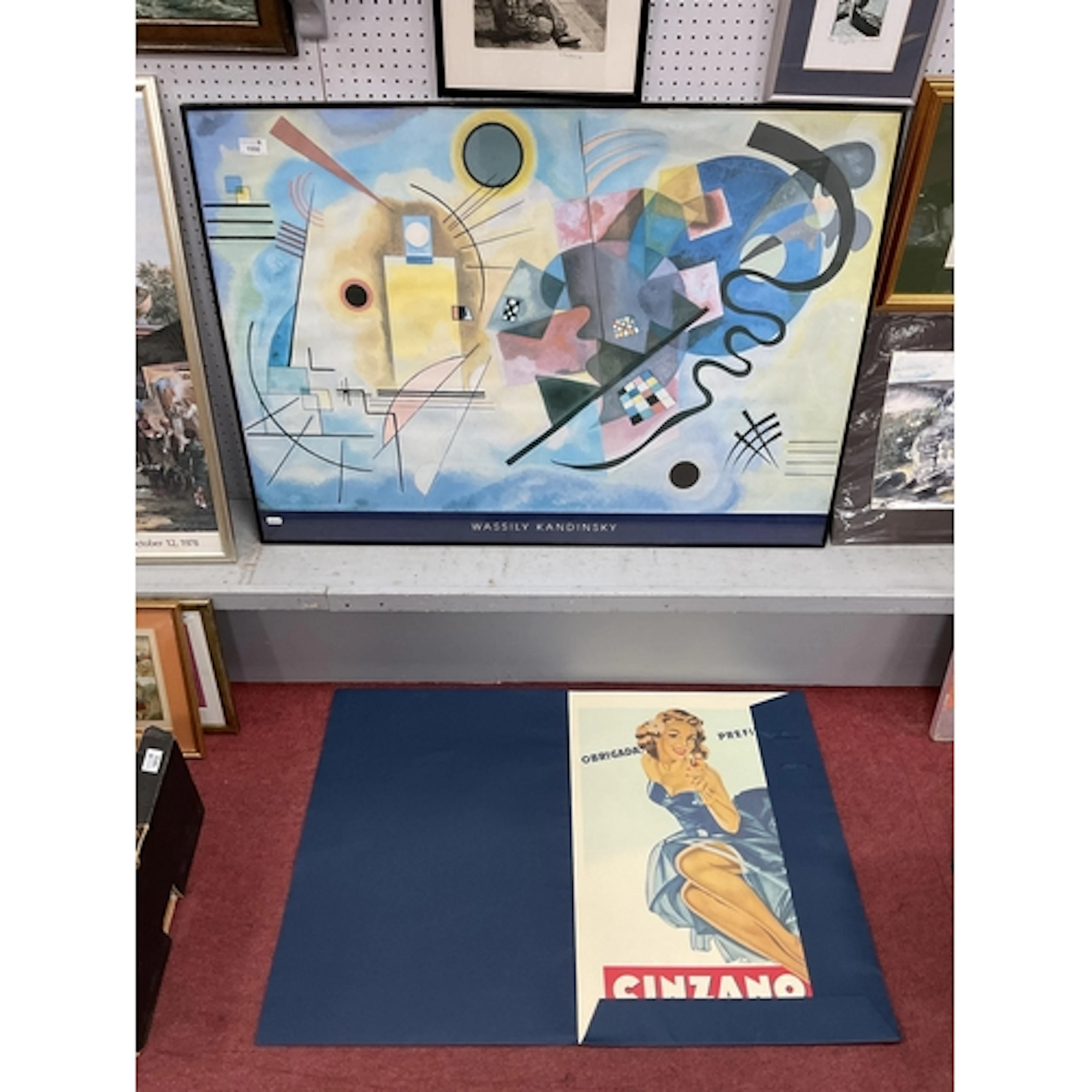 After Wassily Kandinsky, vintage abstract art posters (100x7...