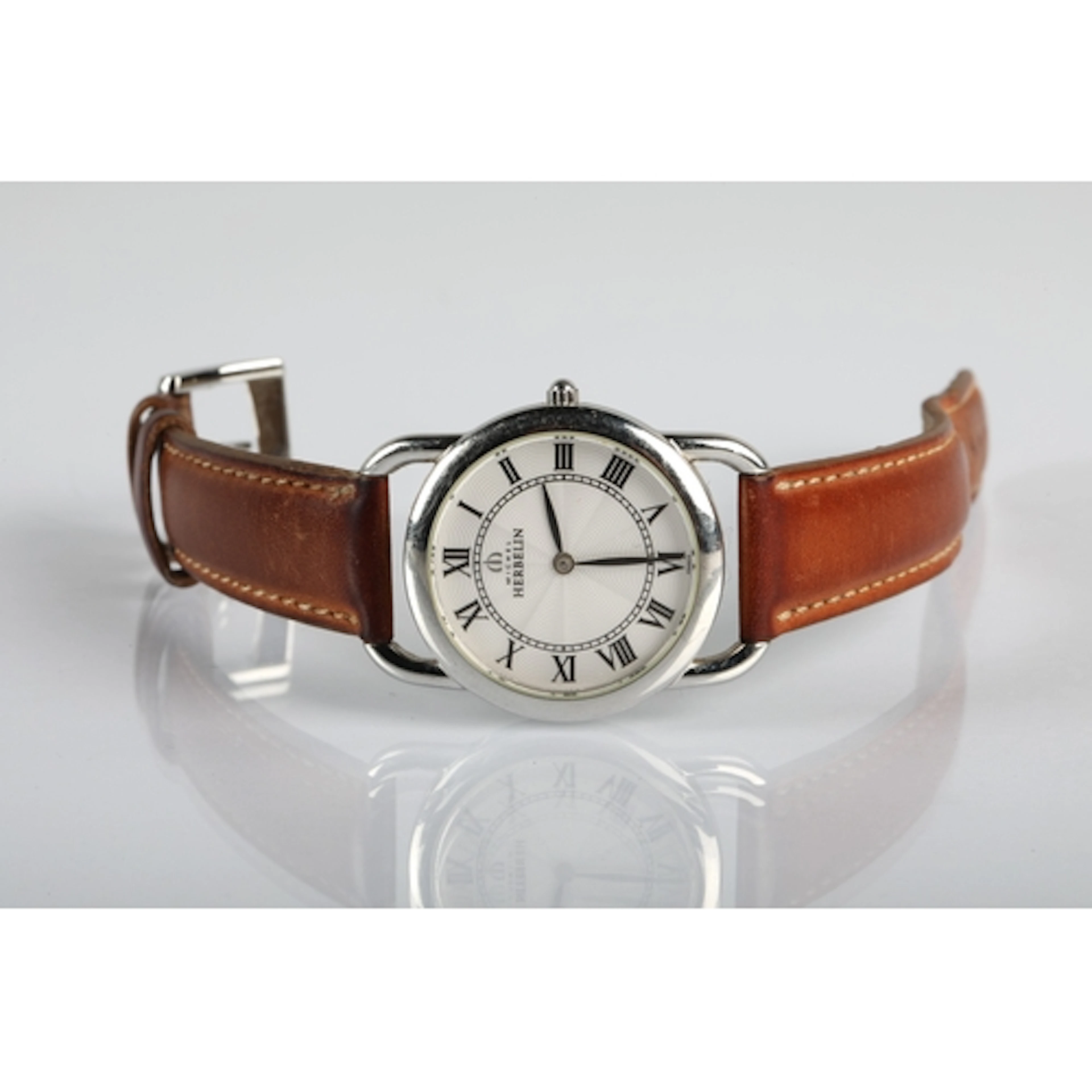 Michel Herbelin gents wrist watch with leather strap