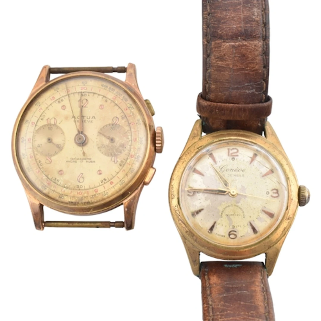 Two vinatge wristwatches. The watches to include an Actua Ge...
