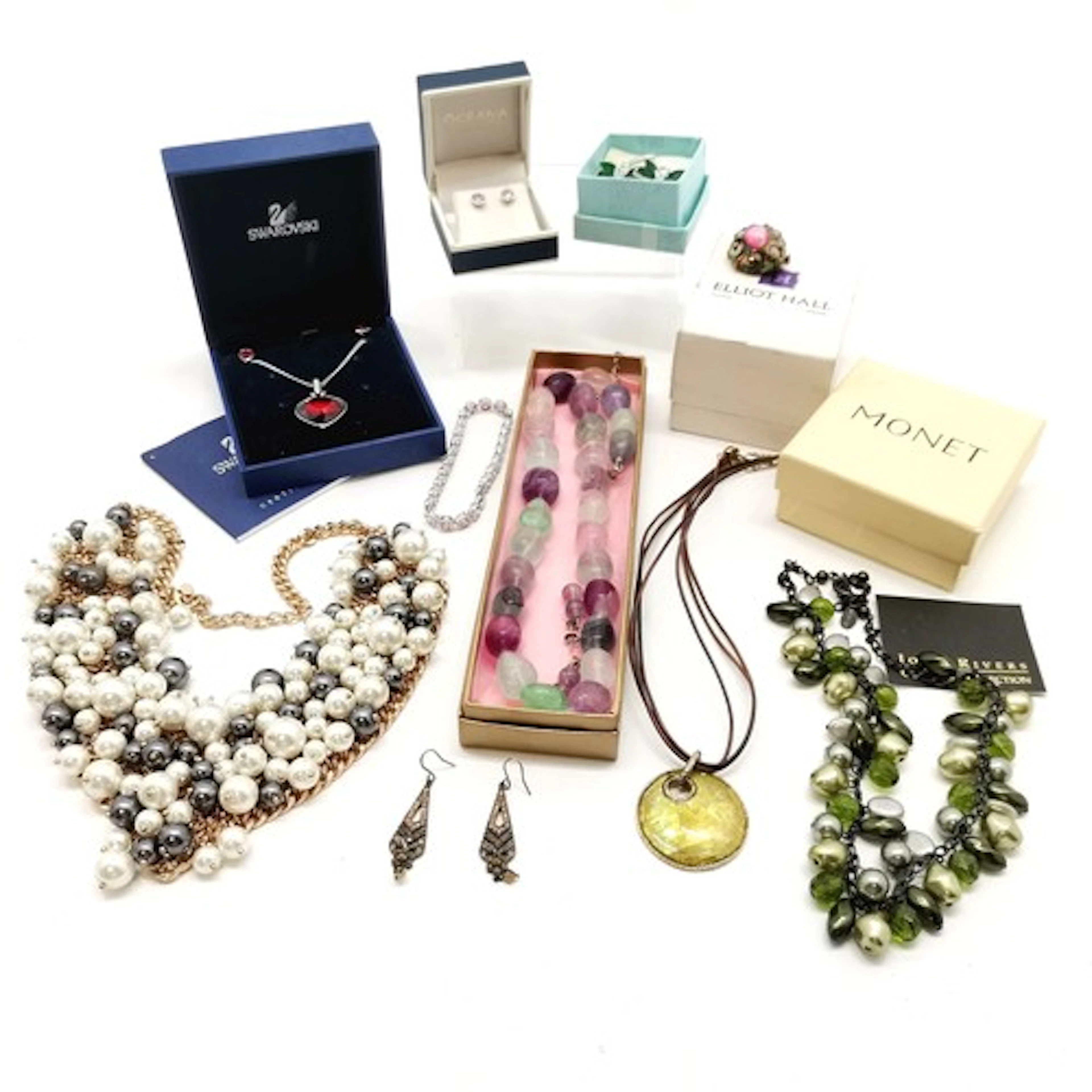 Qty of mostly designer jewellery inc Joan Rivers necklace, Z...