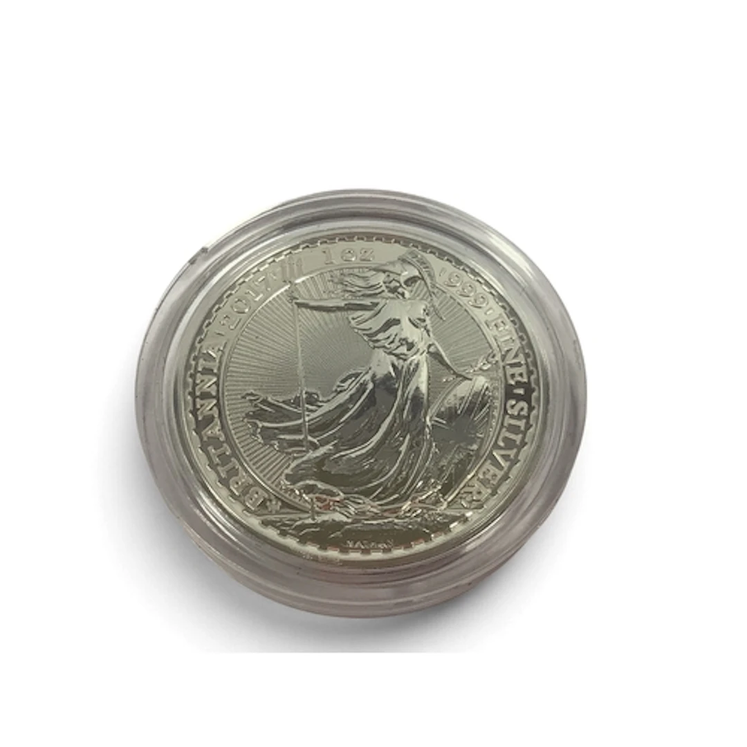 2017 QEII Fine Silver One Ounce Britannia.