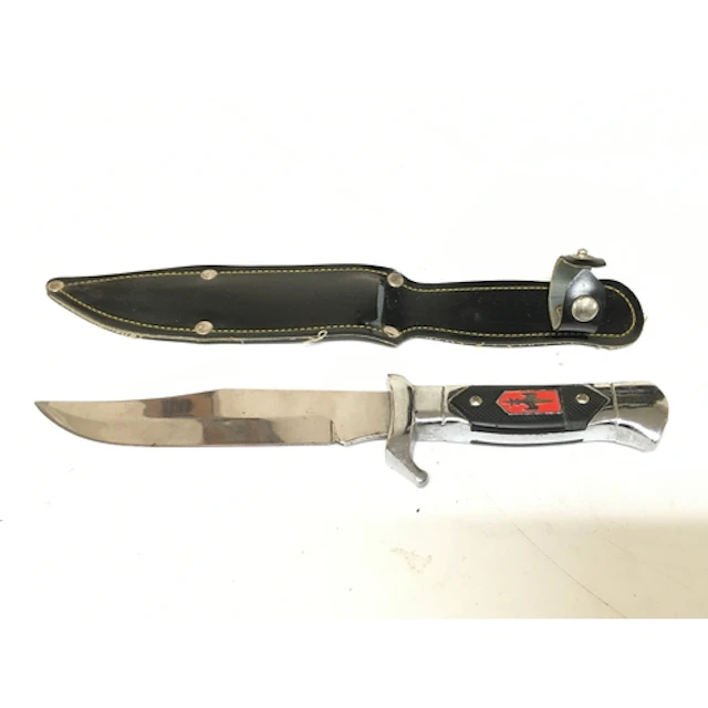 A Boy Scout Bowie style knife , 26cm long