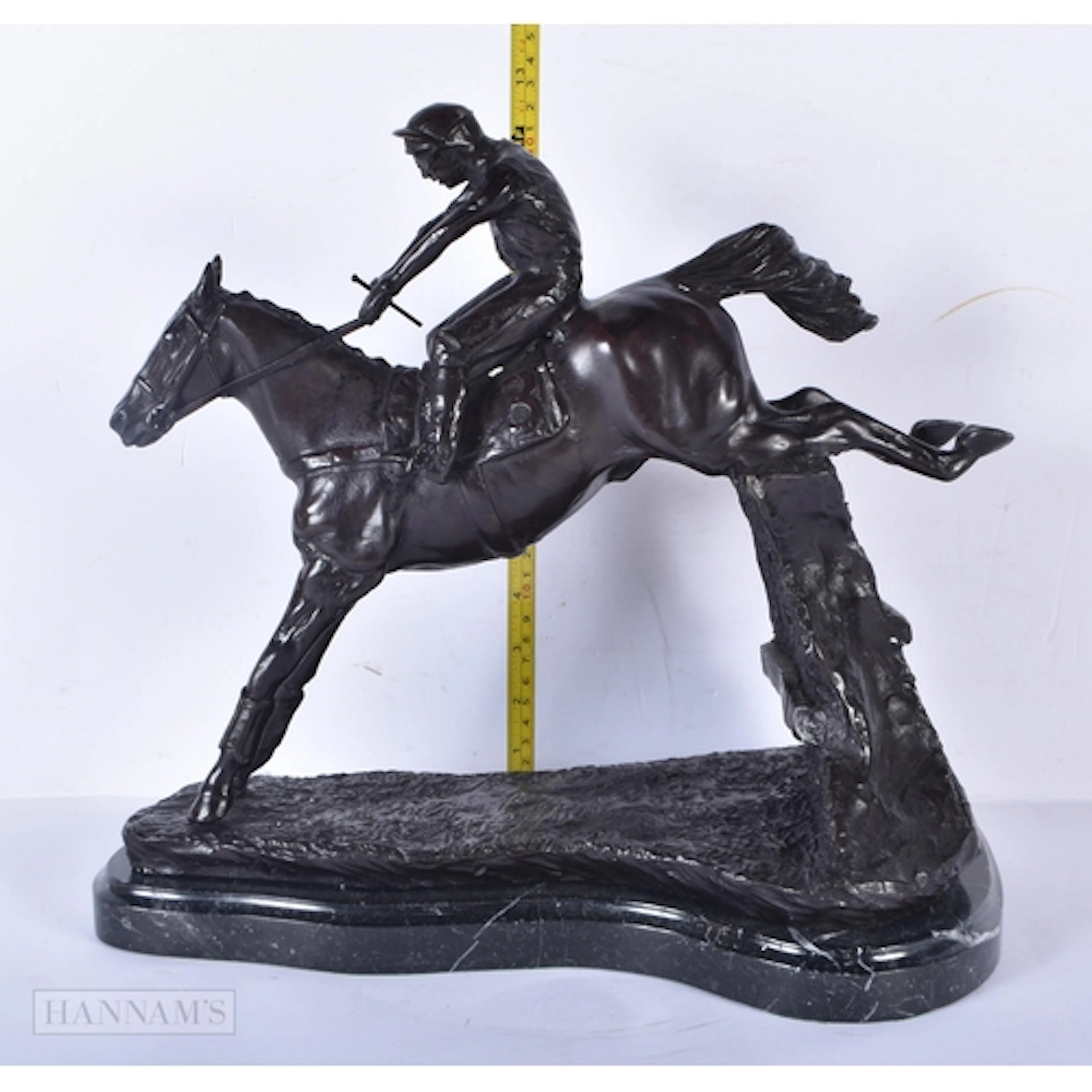 Phillip Blacker (20th Century) A marble mounted bronze of th...