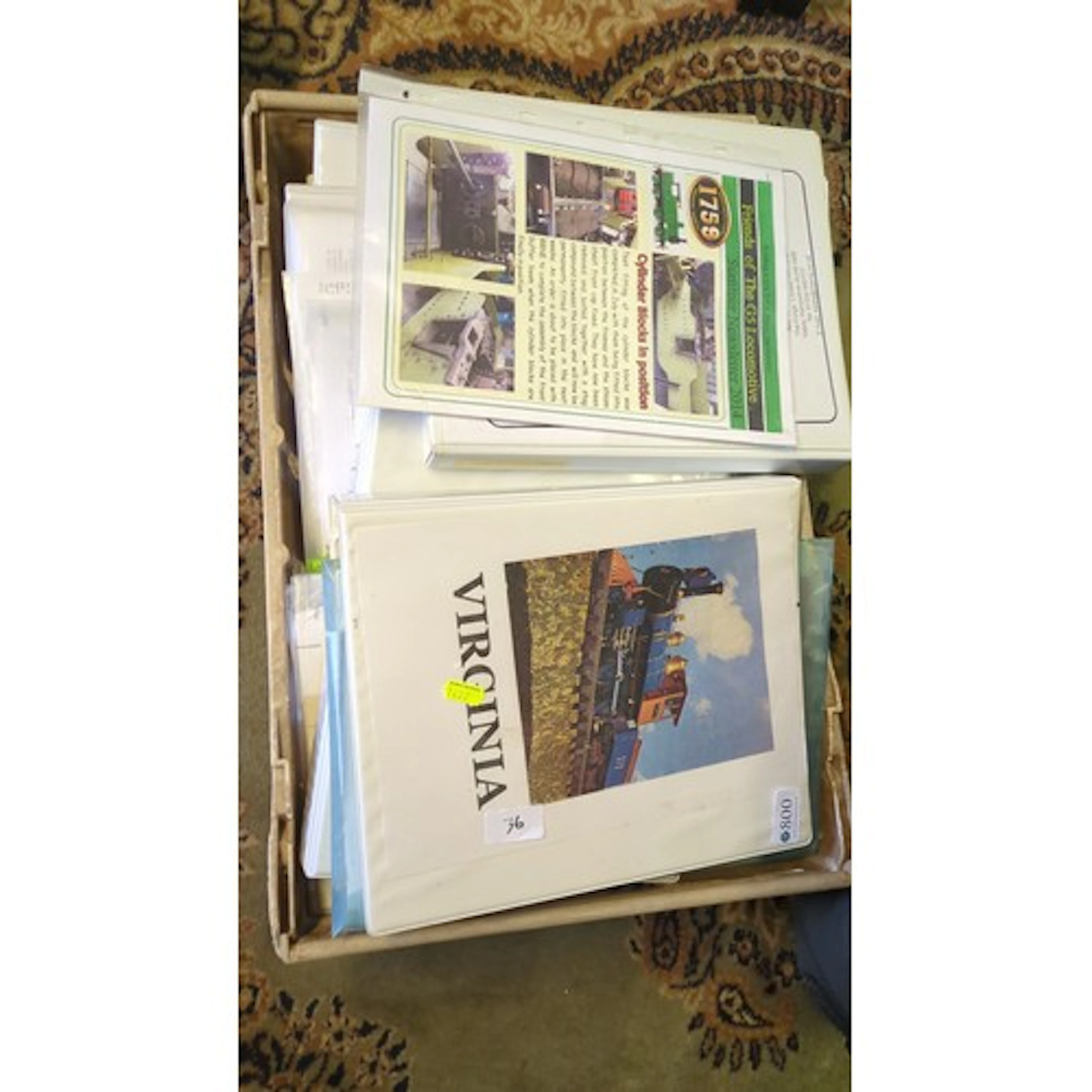A quantity of railway enthusiast ephemera including ‘Friends...