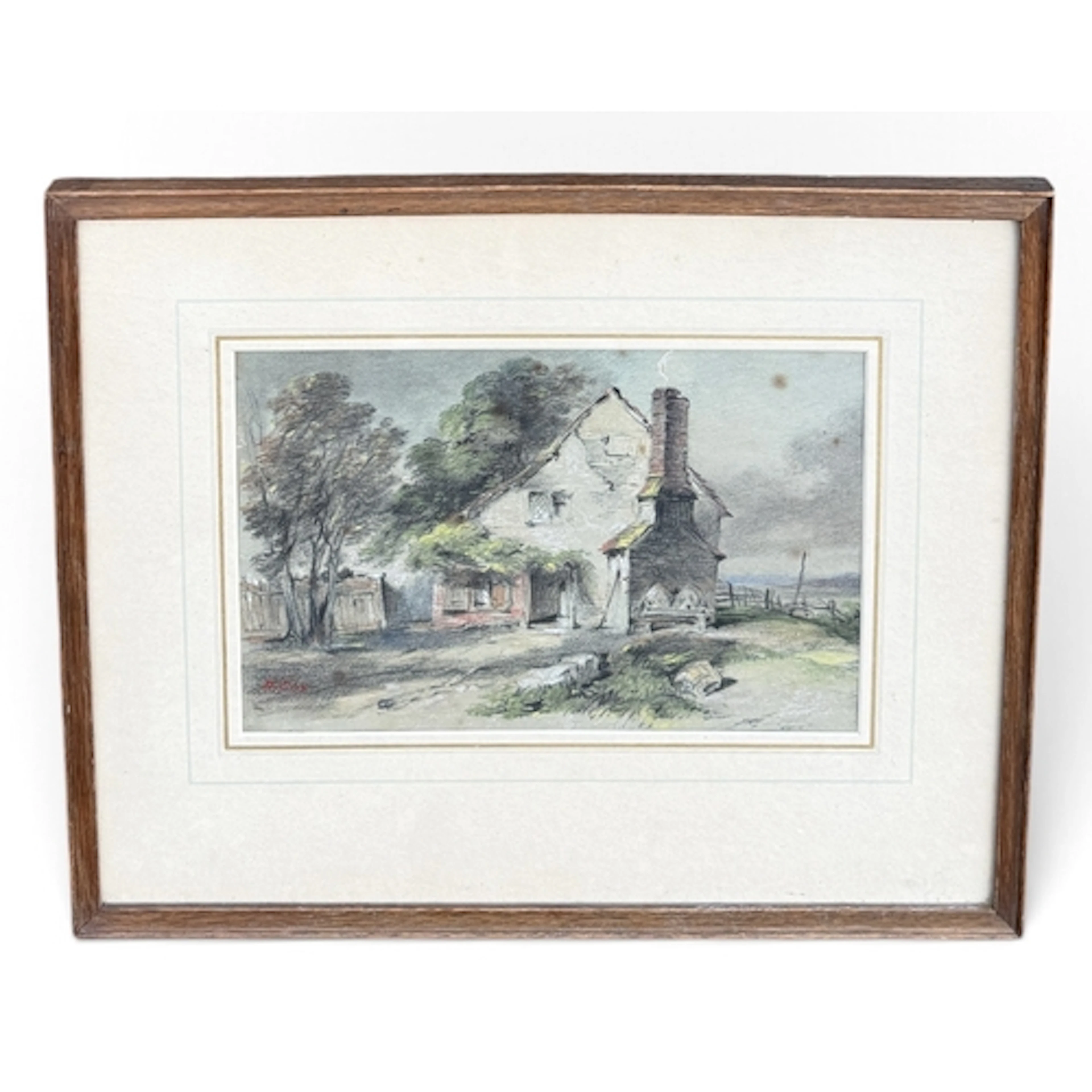 CIRCLE OF DAVID COX (BRITISH, 1783-1859): A COUNTRYSIDE COTT...
