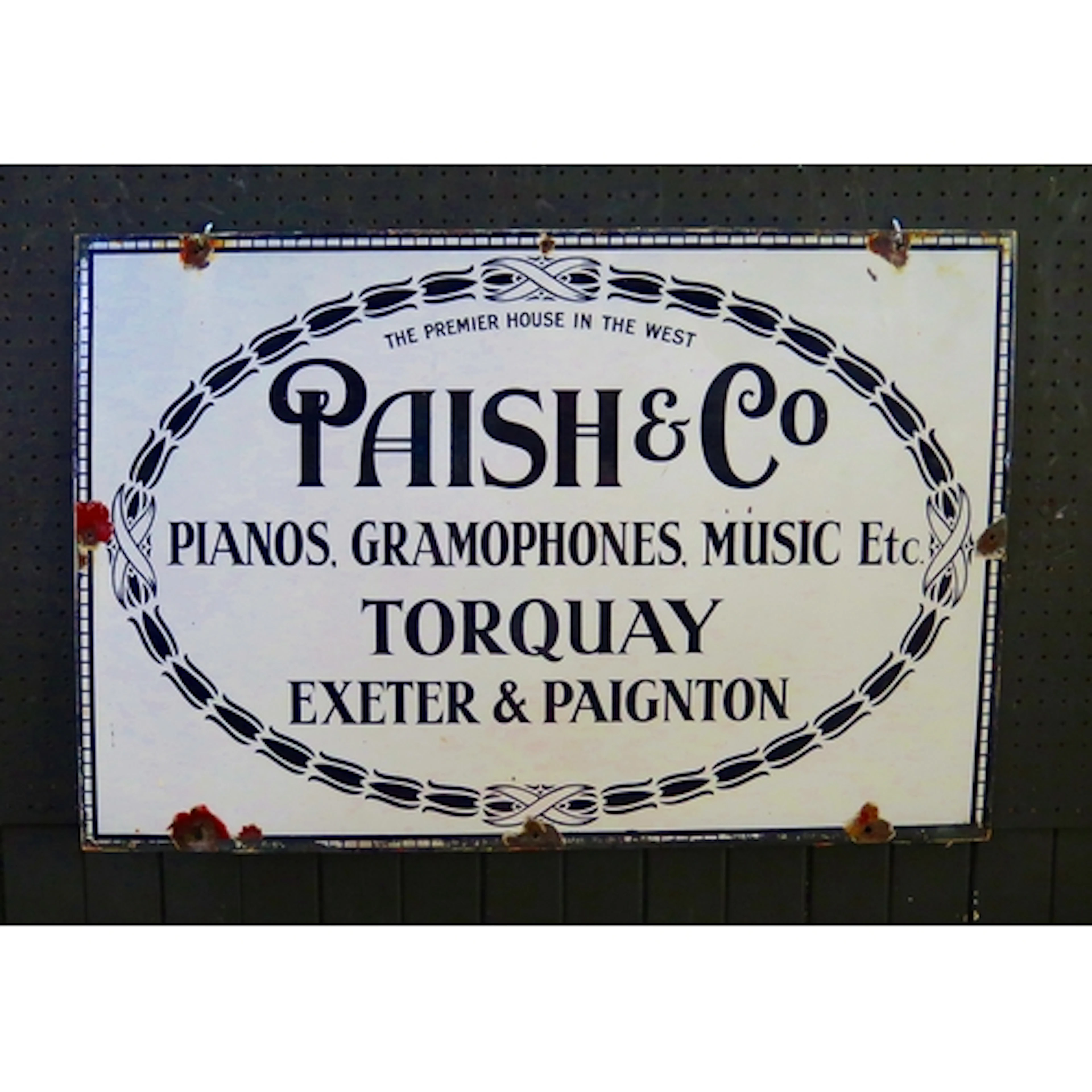 "Paish & Co Pianos, Gramophones, Music Etc., Torquay, Exeter...