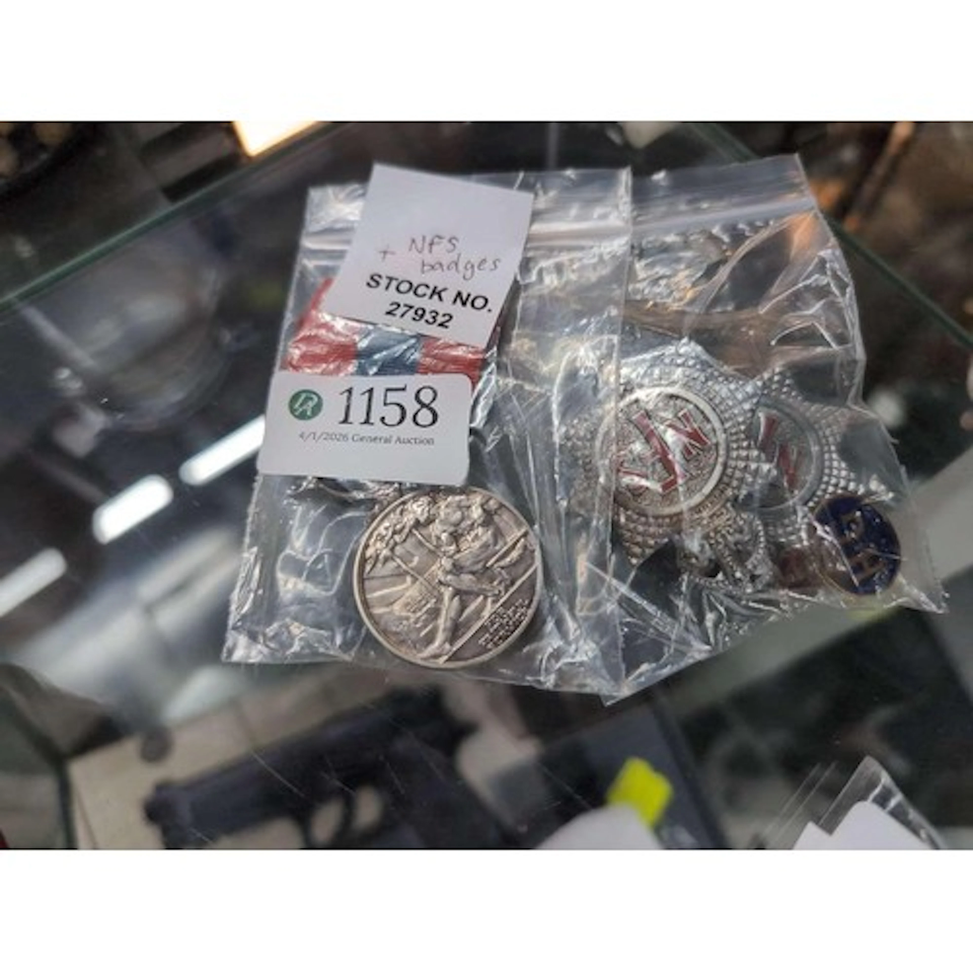 Silver George VI Faithful Service Medal awarded to Nellie Ki...